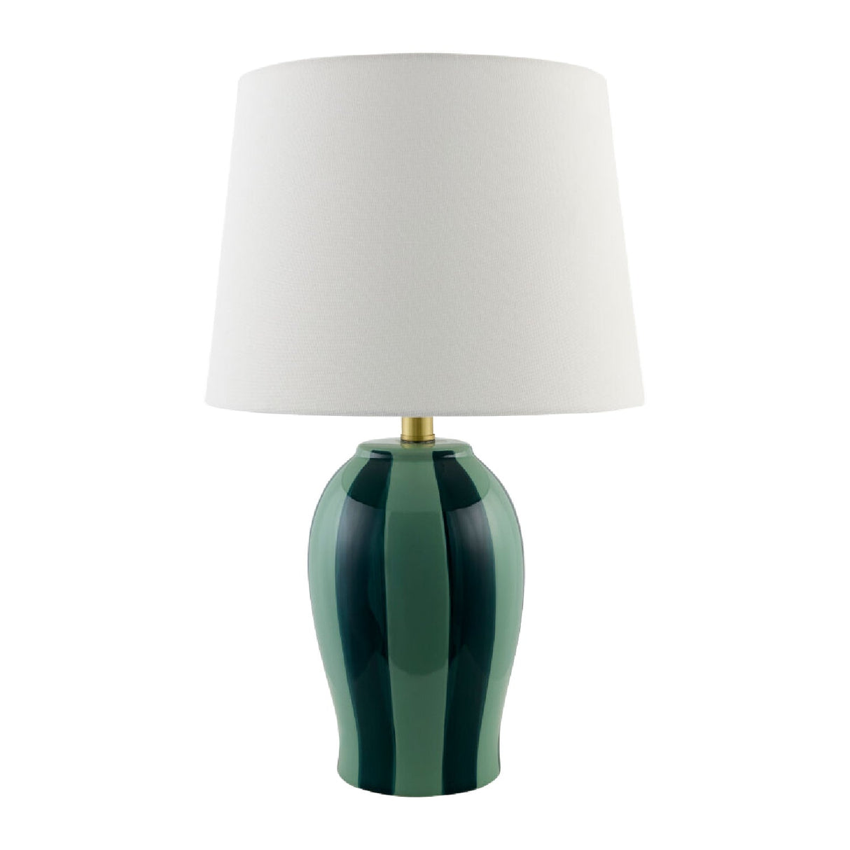 Modern European furniture - Striped Ceramic Table Lamp - www.oroa.com