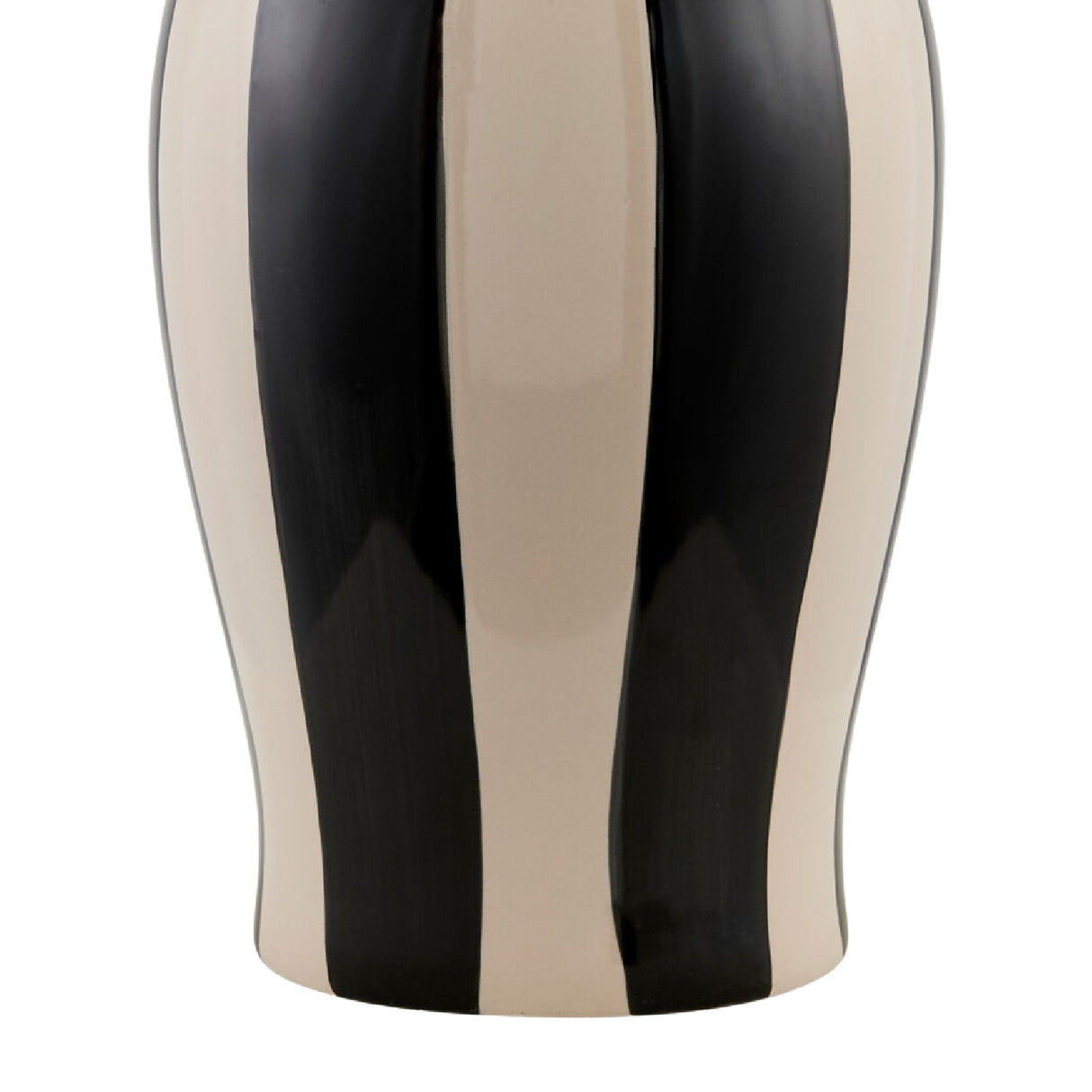 Modern European furniture - Striped Ceramic Table Lamp - www.oroa.com