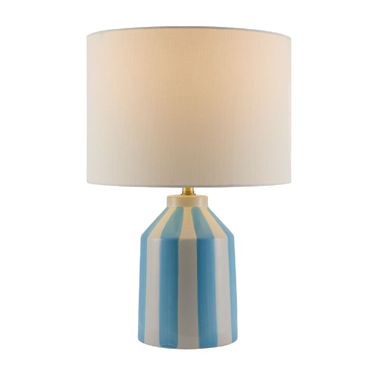 Modern European furniture - Vertical Lined Ceramic Table Lamp - www.oroa.com