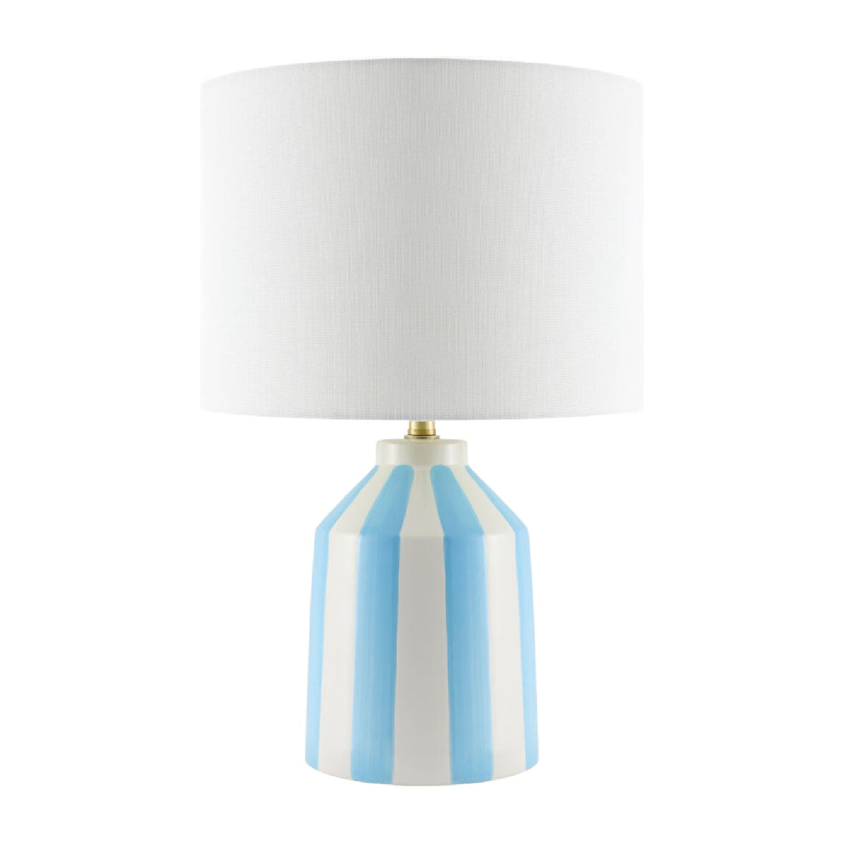 Modern European furniture - Vertical Lined Ceramic Table Lamp - www.oroa.com