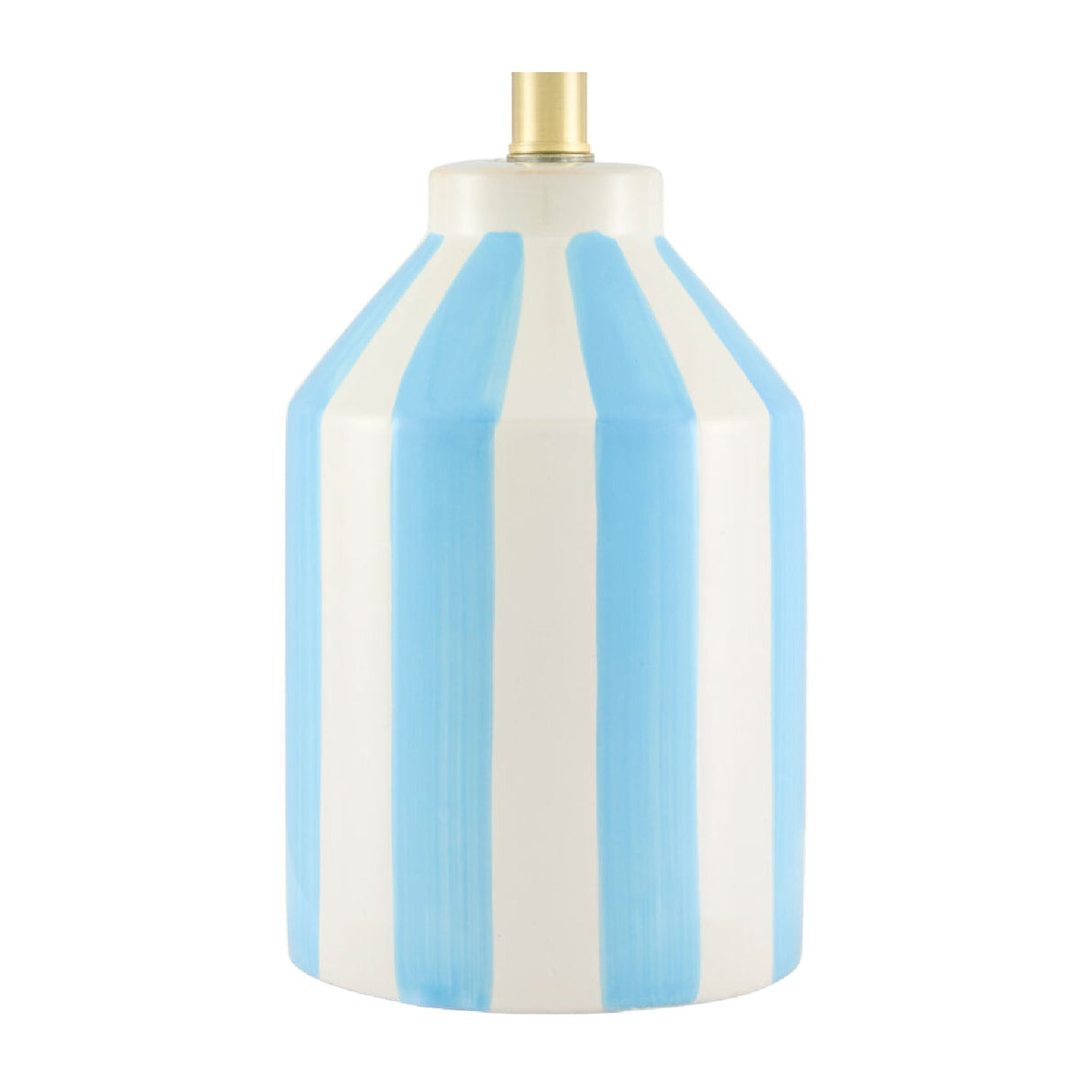 Modern European furniture - Vertical Lined Ceramic Table Lamp - www.oroa.com