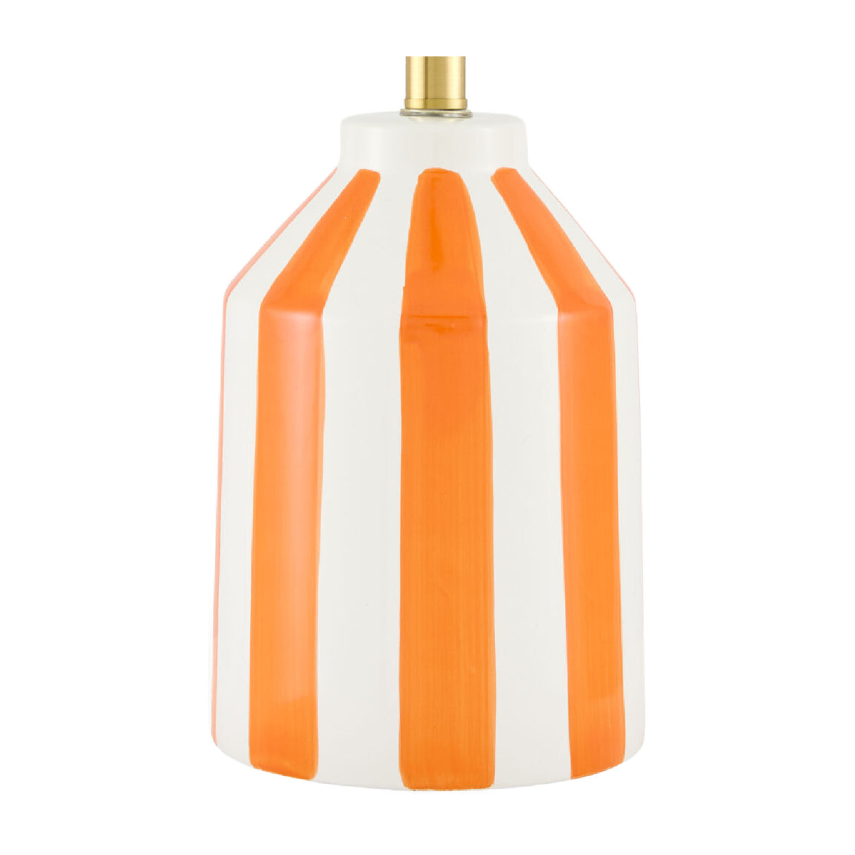 Modern European furniture - Vertical Lined Ceramic Table Lamp - www.oroa.com