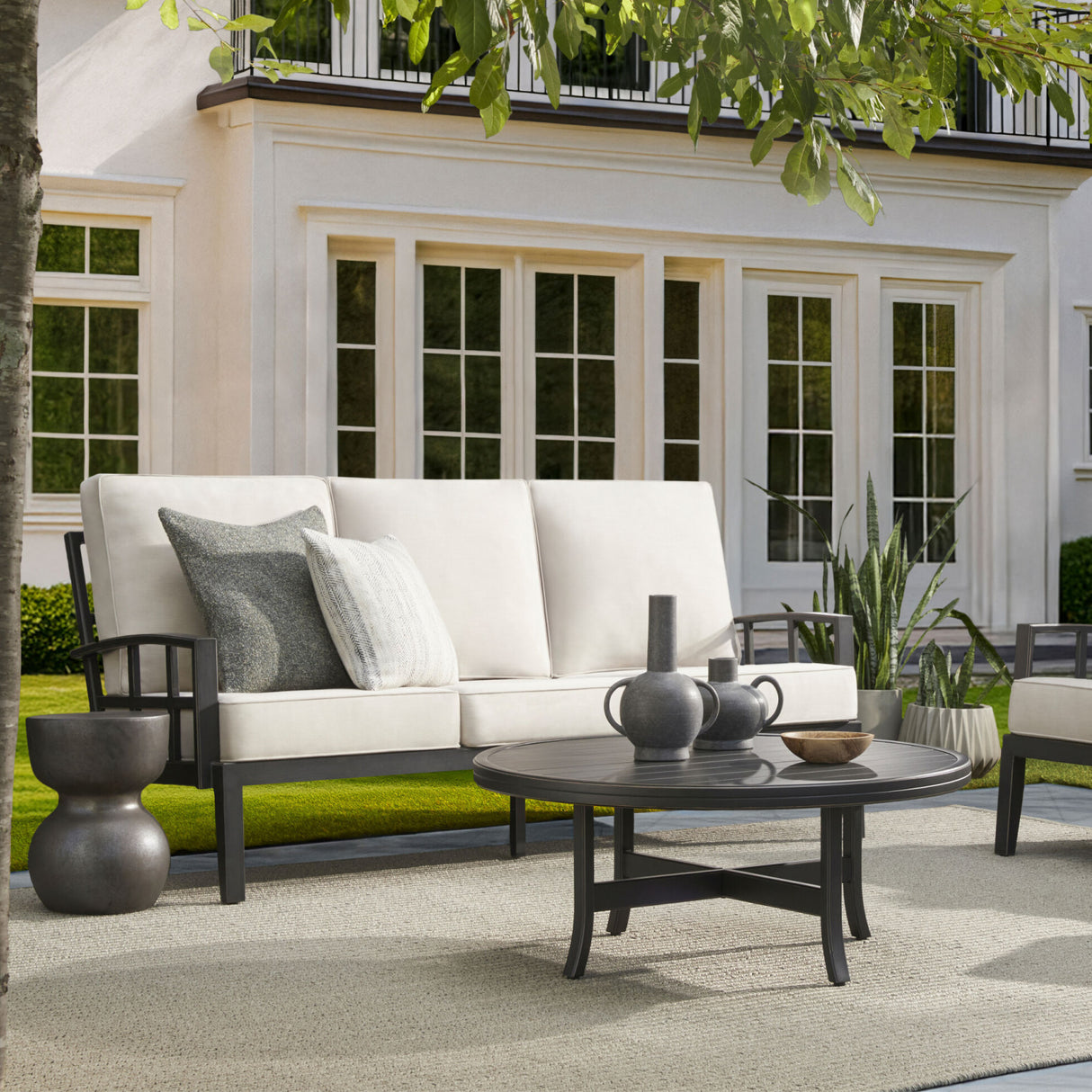 Modern European furniture - Hourglass Ceramic Garden Stool - www.oroa.com