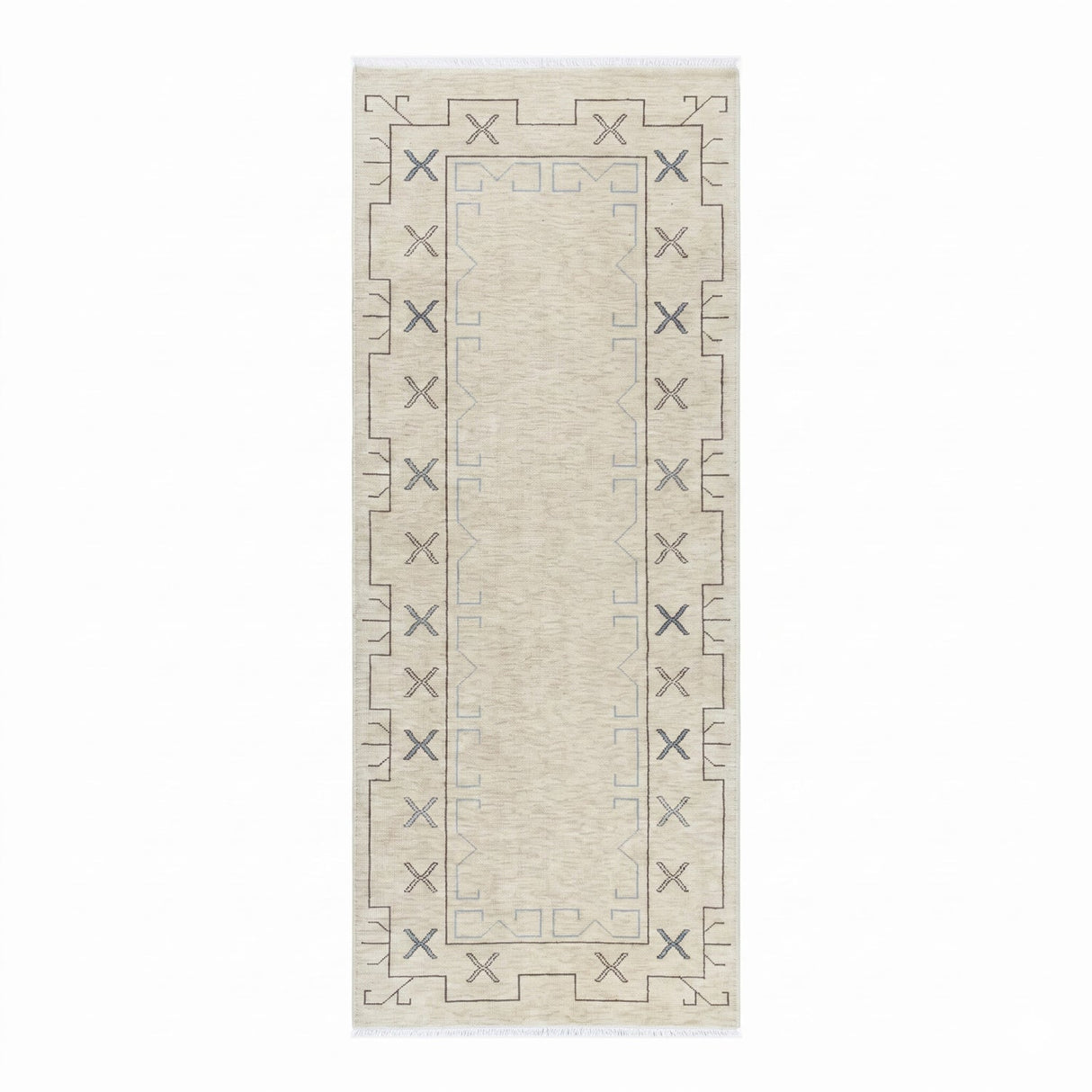 Modern European furniture - Cream Wool Blend Table Runner - www.oroa.com
