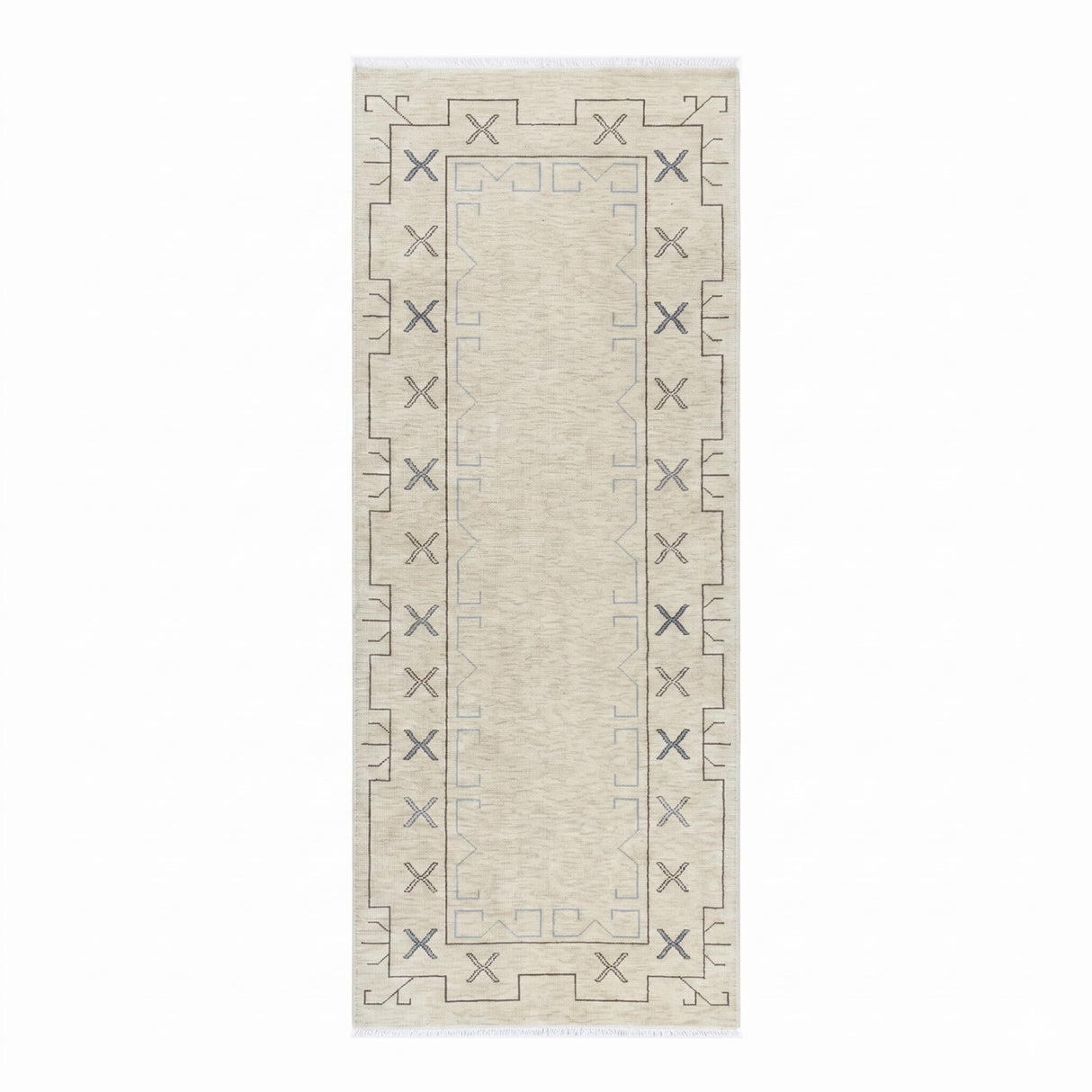 Modern European furniture - Cream Wool Blend Table Runner - www.oroa.com