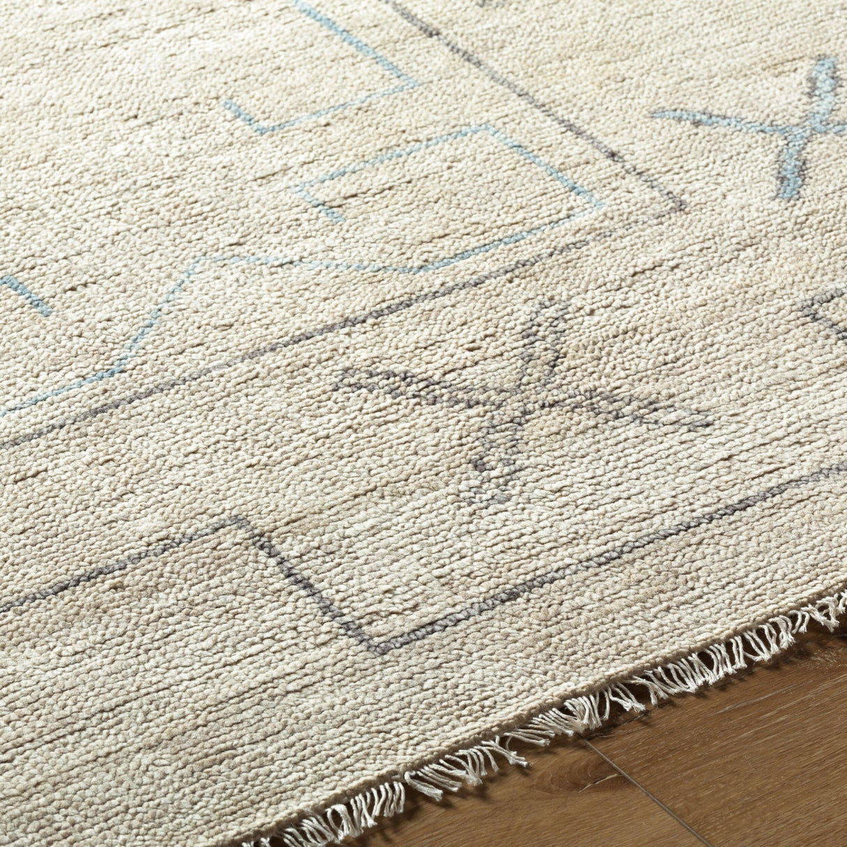 Modern European furniture - Cream Wool Blend Table Runner - www.oroa.com