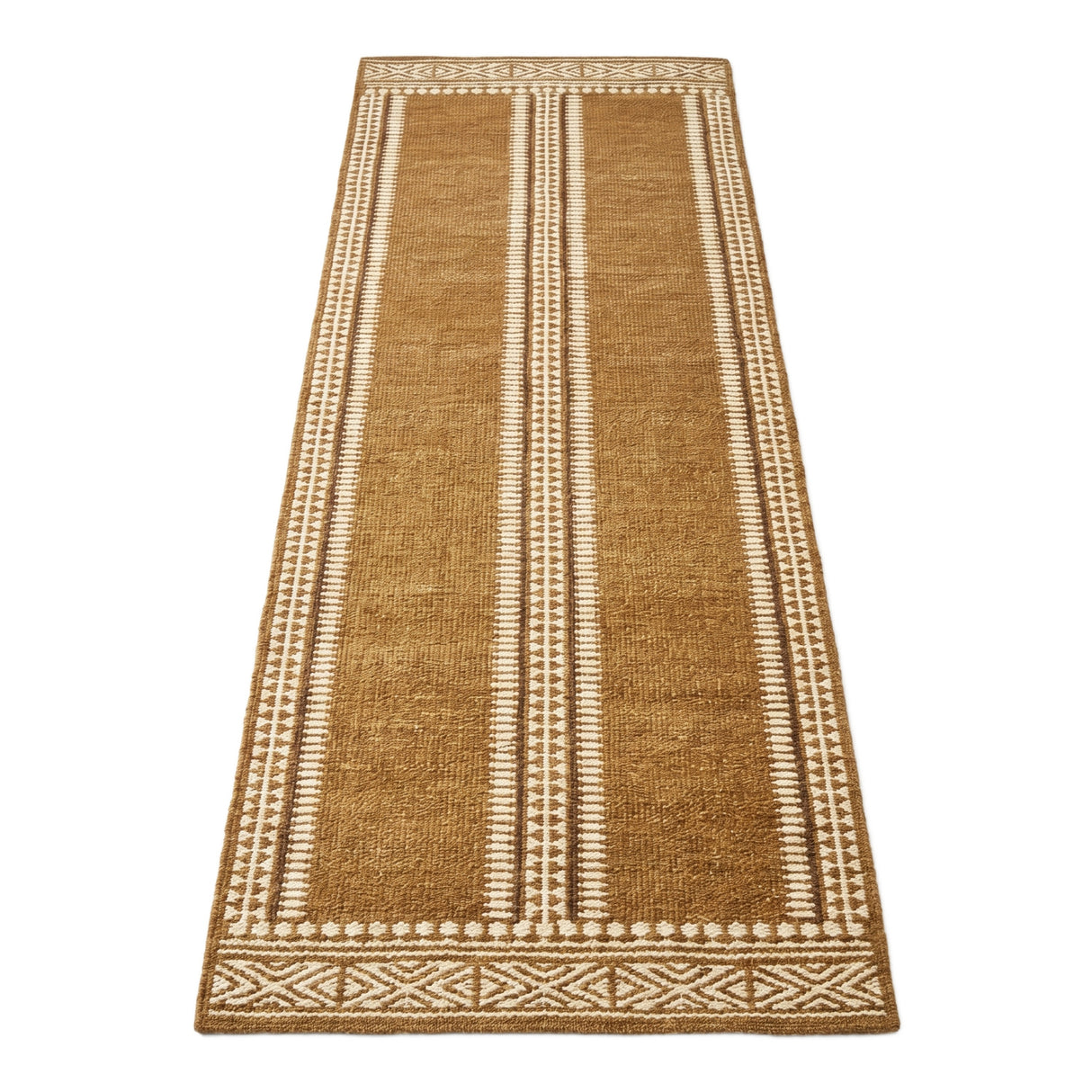 Modern European furniture - Brown Wool Blend Table Runner - www.oroa.com