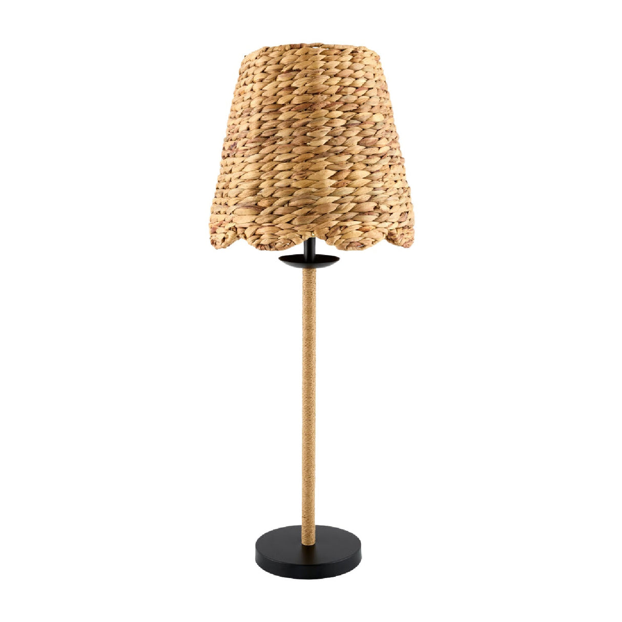 Modern European furniture - Braided Seagrass Accent Table Lamp - www.oroa.com