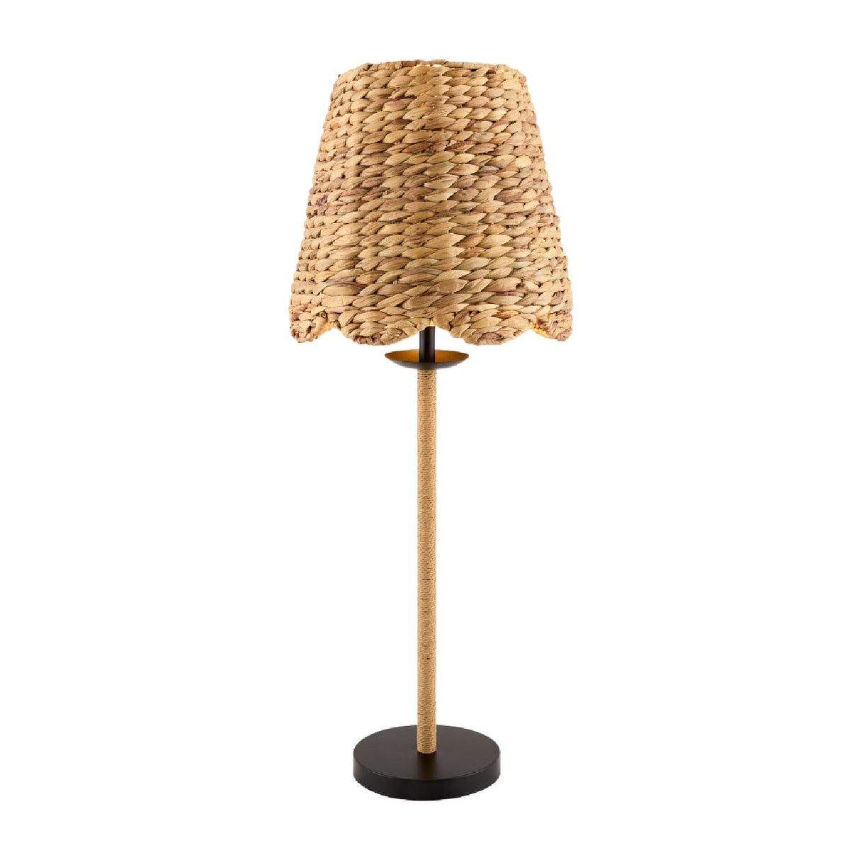 Modern European furniture - Braided Seagrass Accent Table Lamp - www.oroa.com