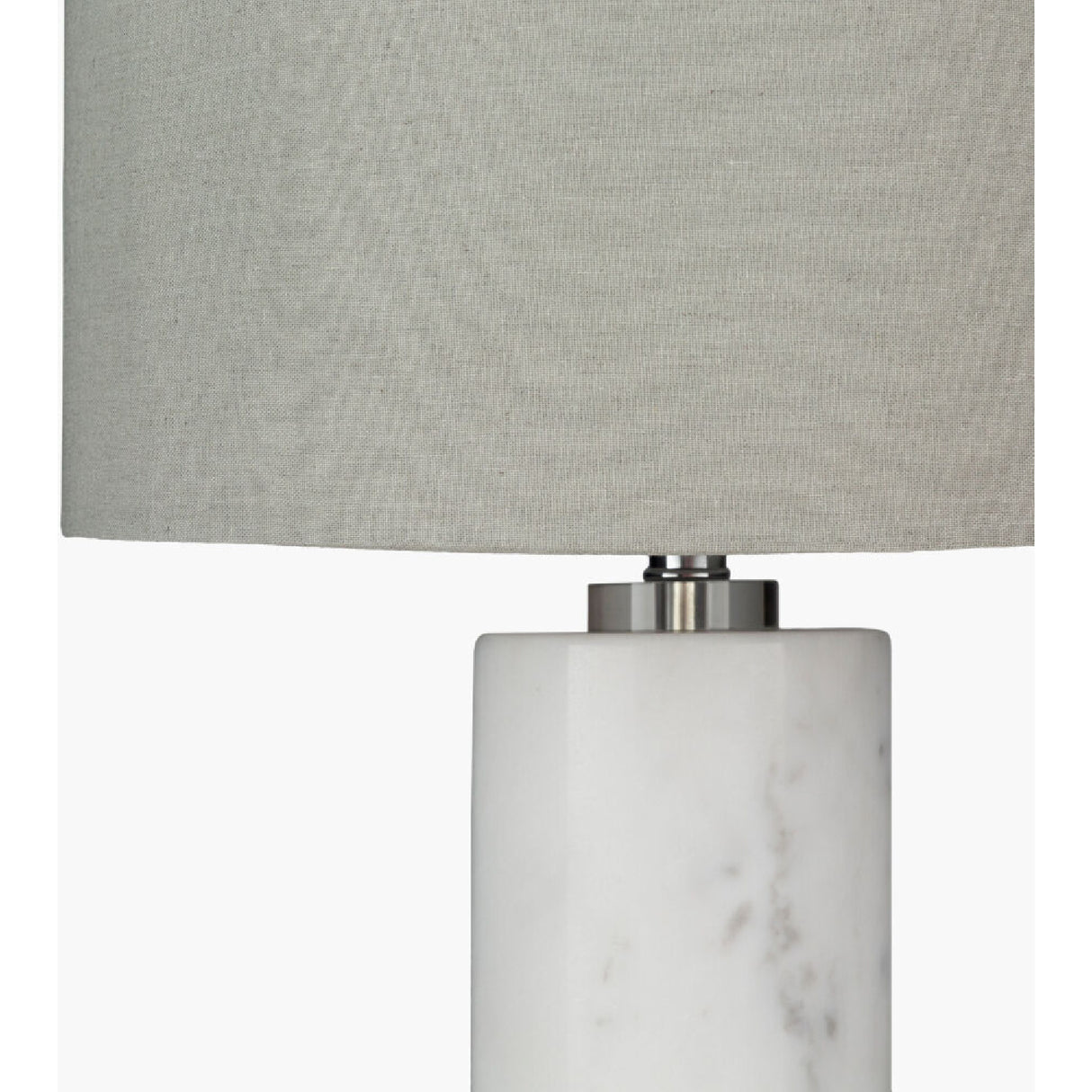 Modern European furniture - White Cylindrical Marble Table Lamp - www.oroa.com | Oroa.com