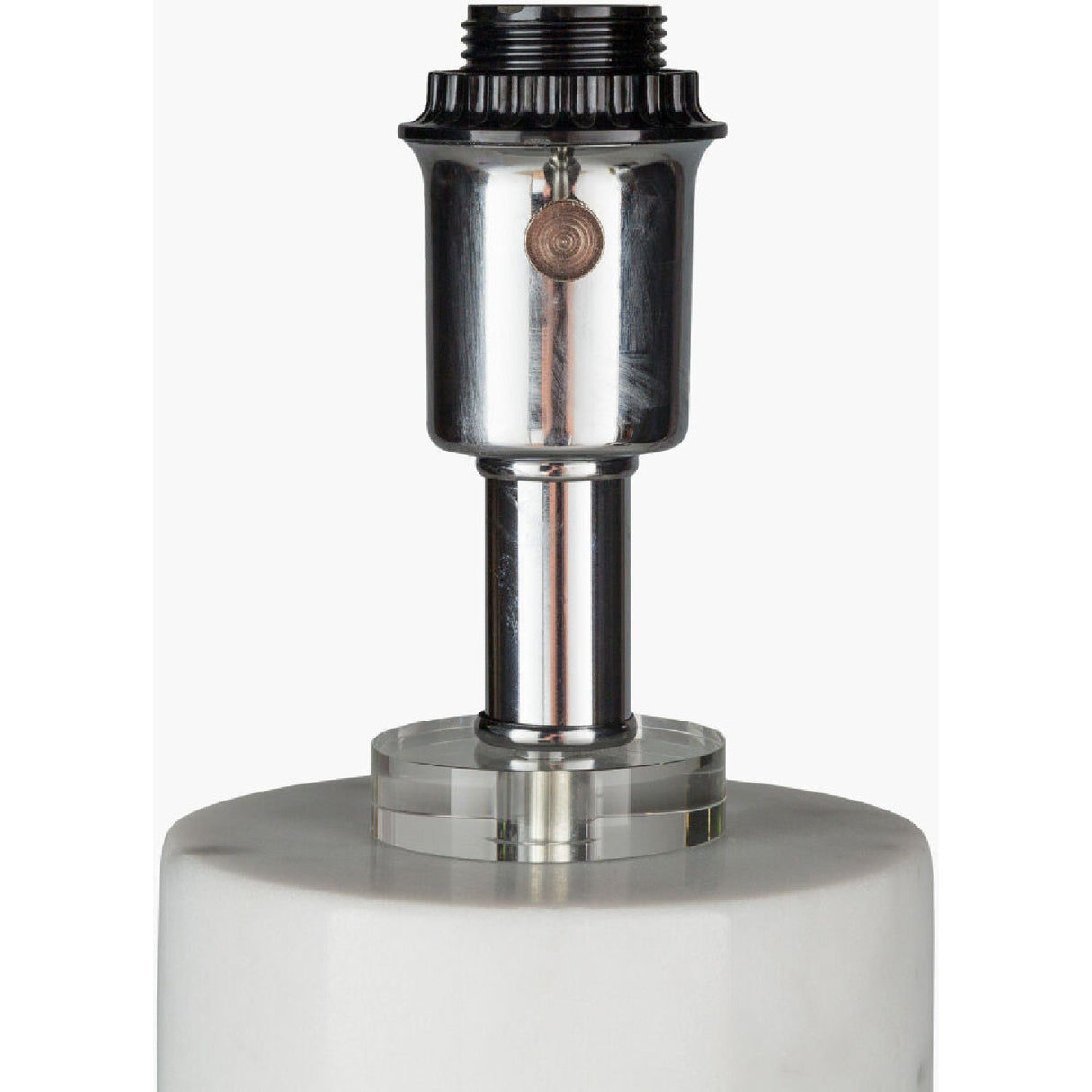 Modern European furniture - White Cylindrical Marble Table Lamp - www.oroa.com