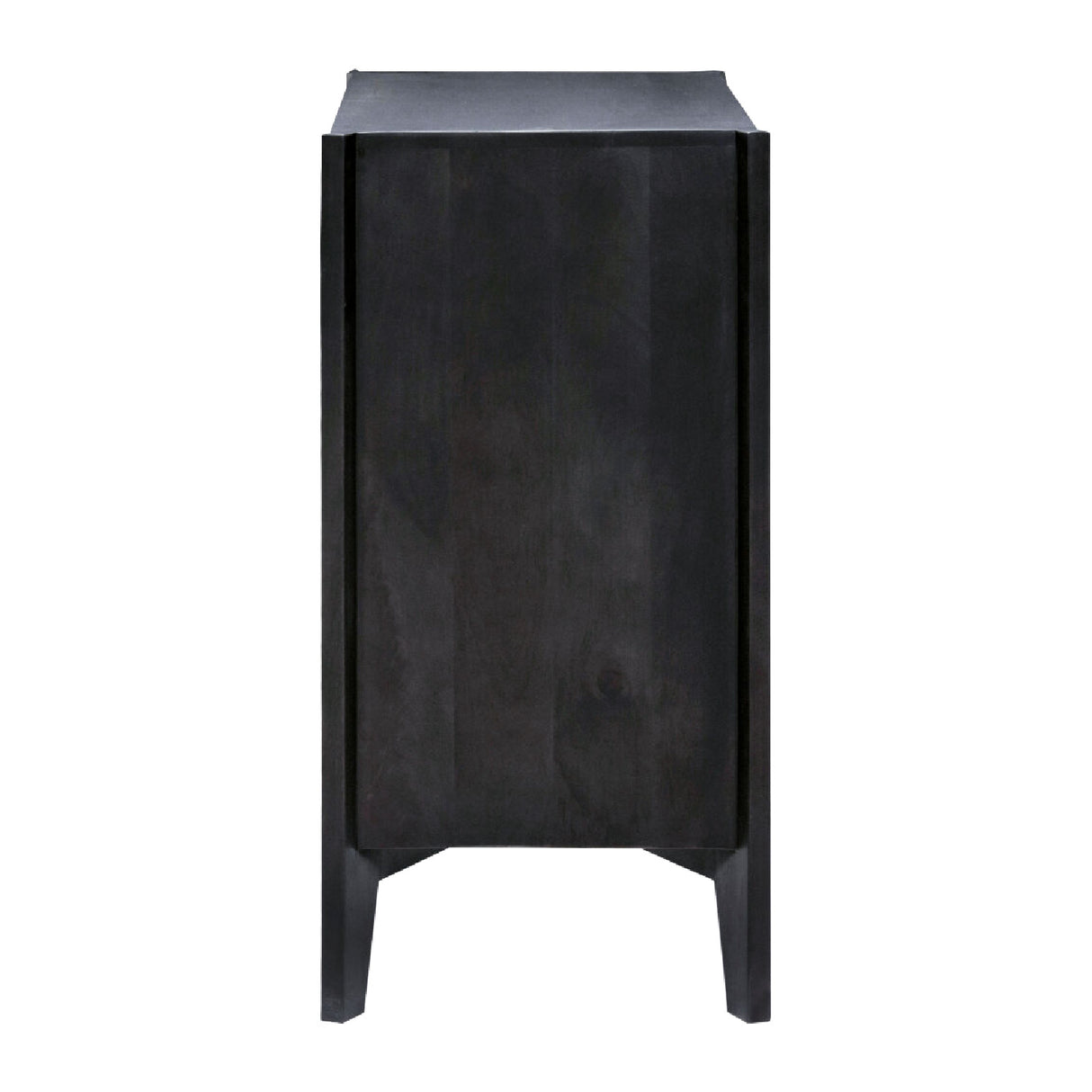 Modern European furniture - Reeded Mango Wood Cabinet - www.oroa.com