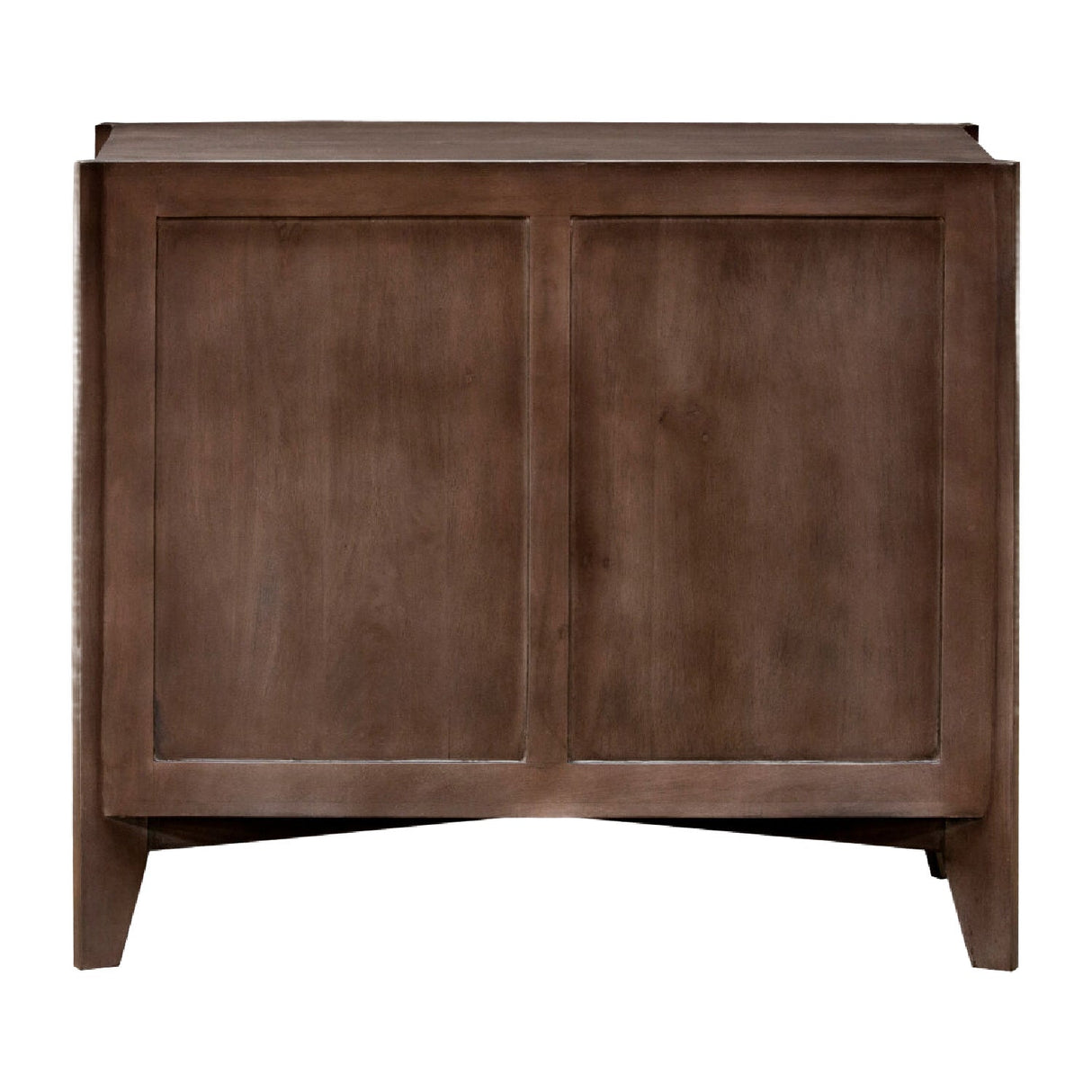 Modern European furniture - Reeded Mango Wood Cabinet - www.oroa.com