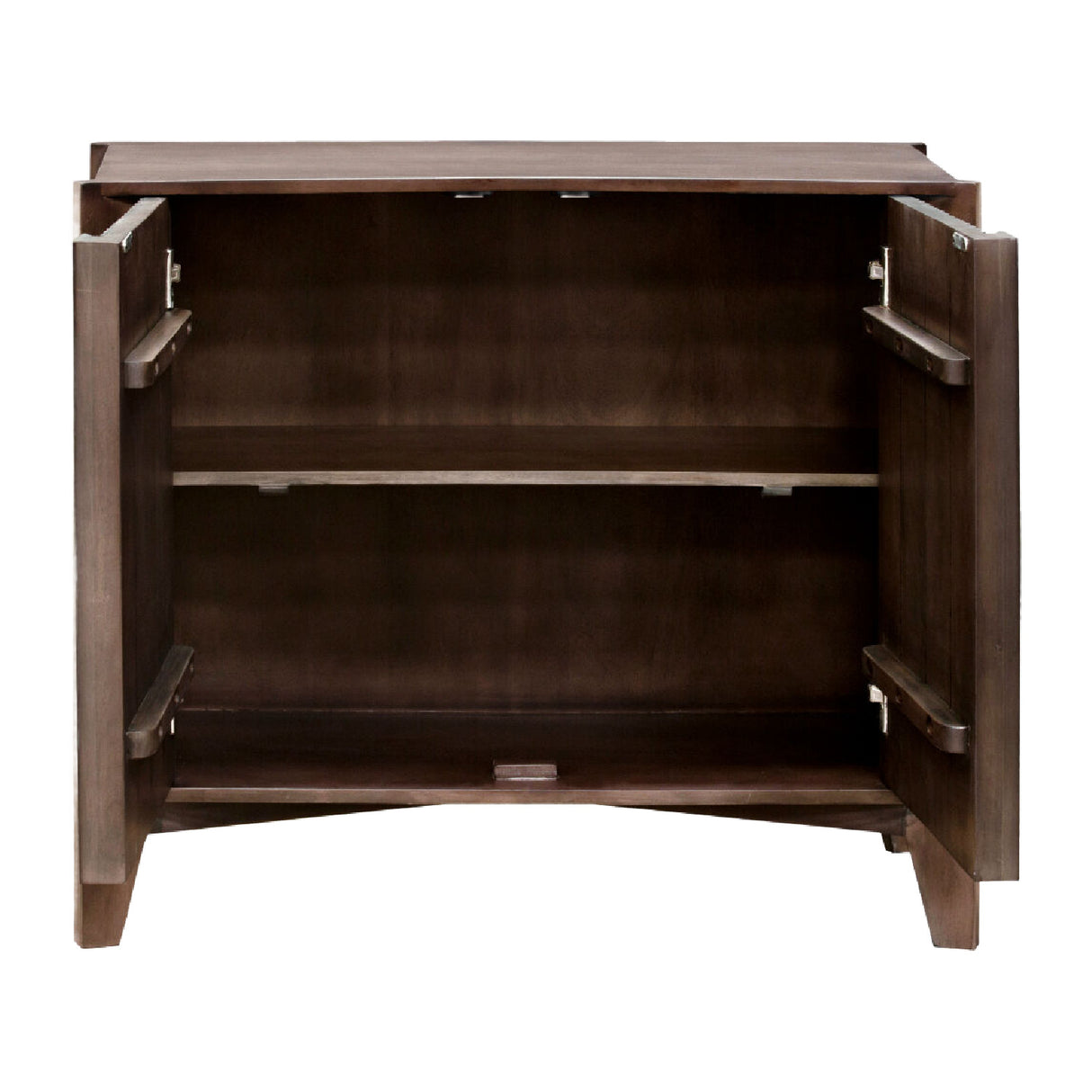 Modern European furniture - Reeded Mango Wood Cabinet - www.oroa.com