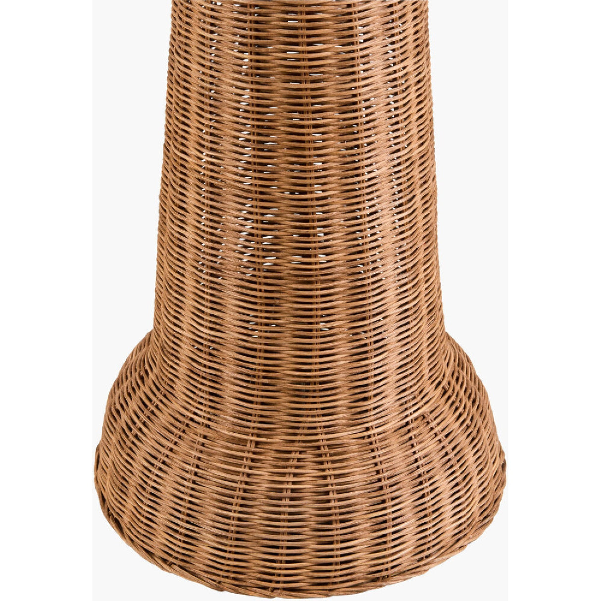 Modern European furniture - Natural Rattan Dome Floor Lamp - www.oroa.com