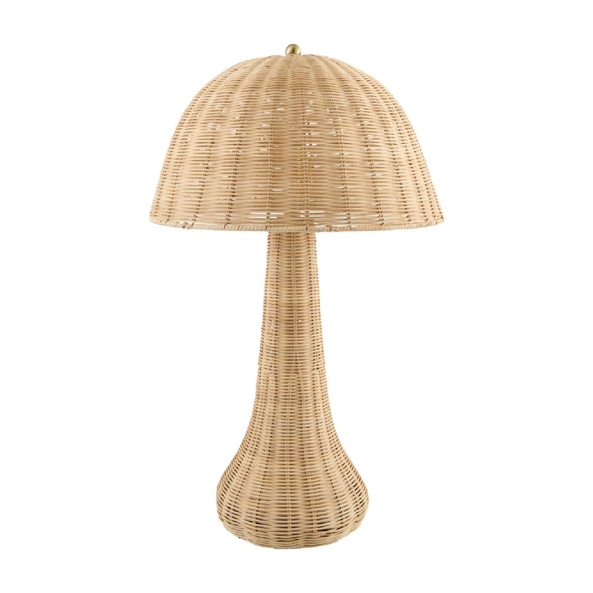 Modern European furniture - Domed Rattan Table Lamp - www.oroa.com