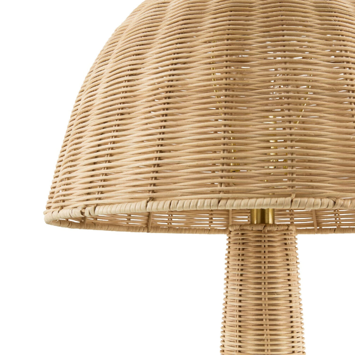 Modern European furniture - Domed Rattan Table Lamp - www.oroa.com