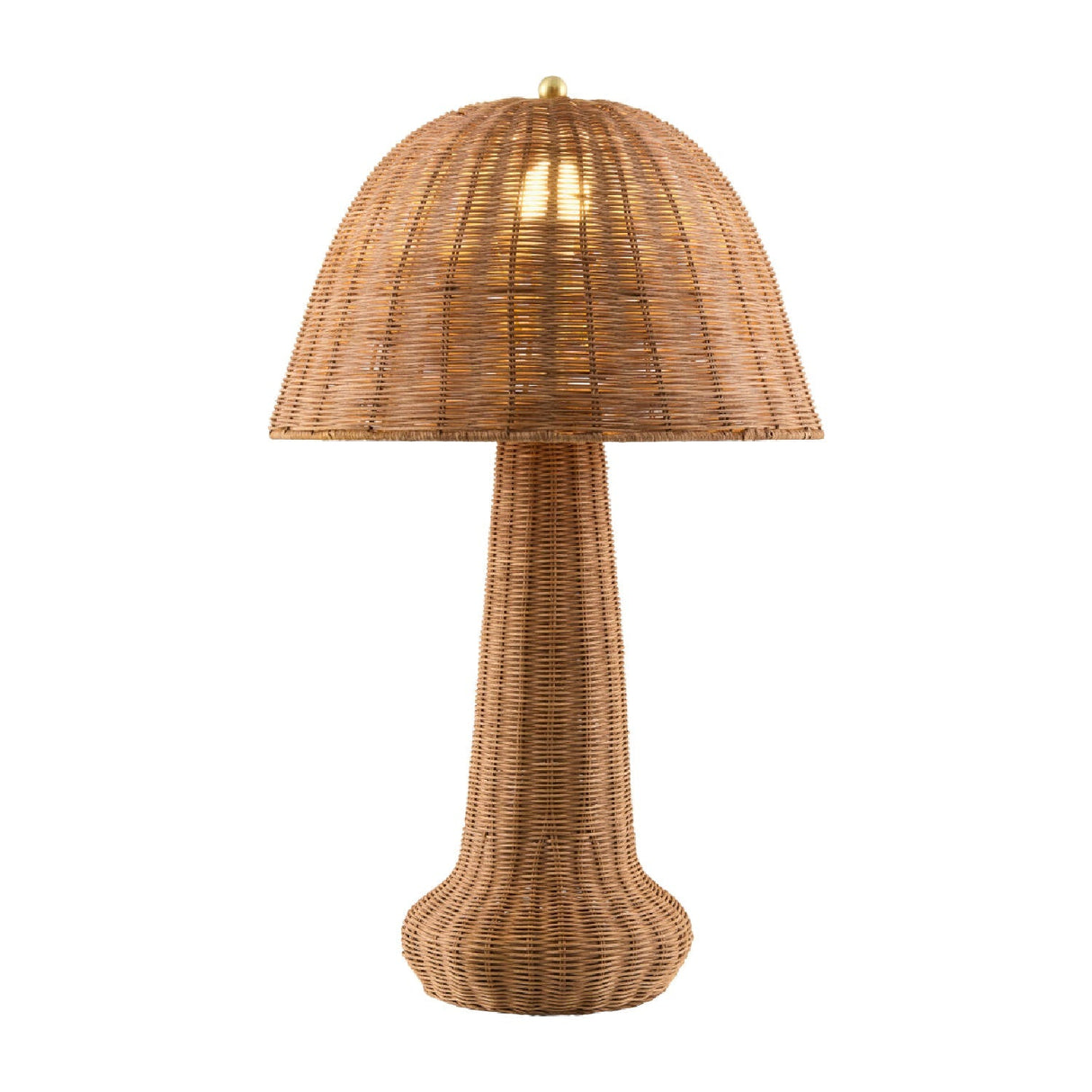 Modern European furniture - Domed Rattan Table Lamp - www.oroa.com