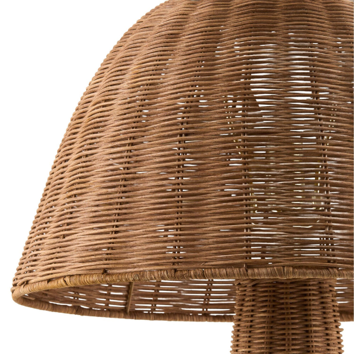 Modern European furniture - Domed Rattan Table Lamp - www.oroa.com