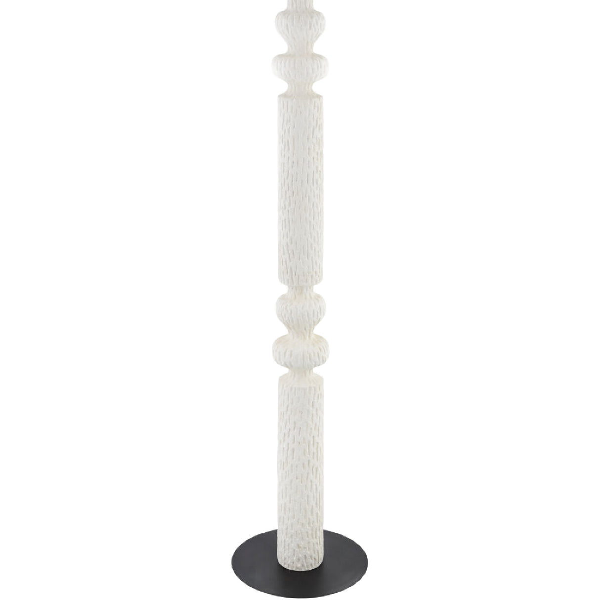 Modern European furniture - Lacquered White Accent Floor Lamp - www.oroa.com