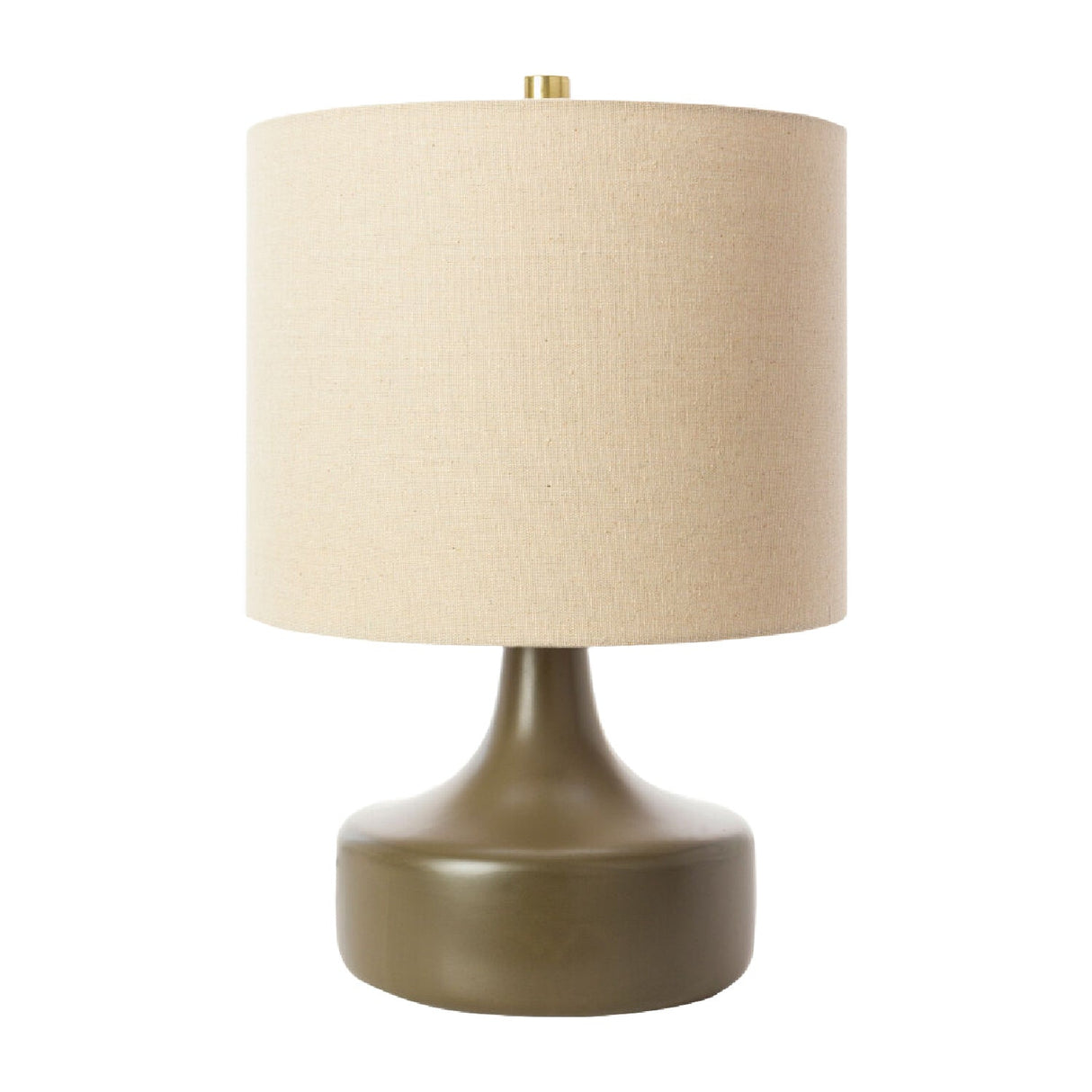 Modern European furniture - Drum Linen Ceramic Table Lamp - www.oroa.com