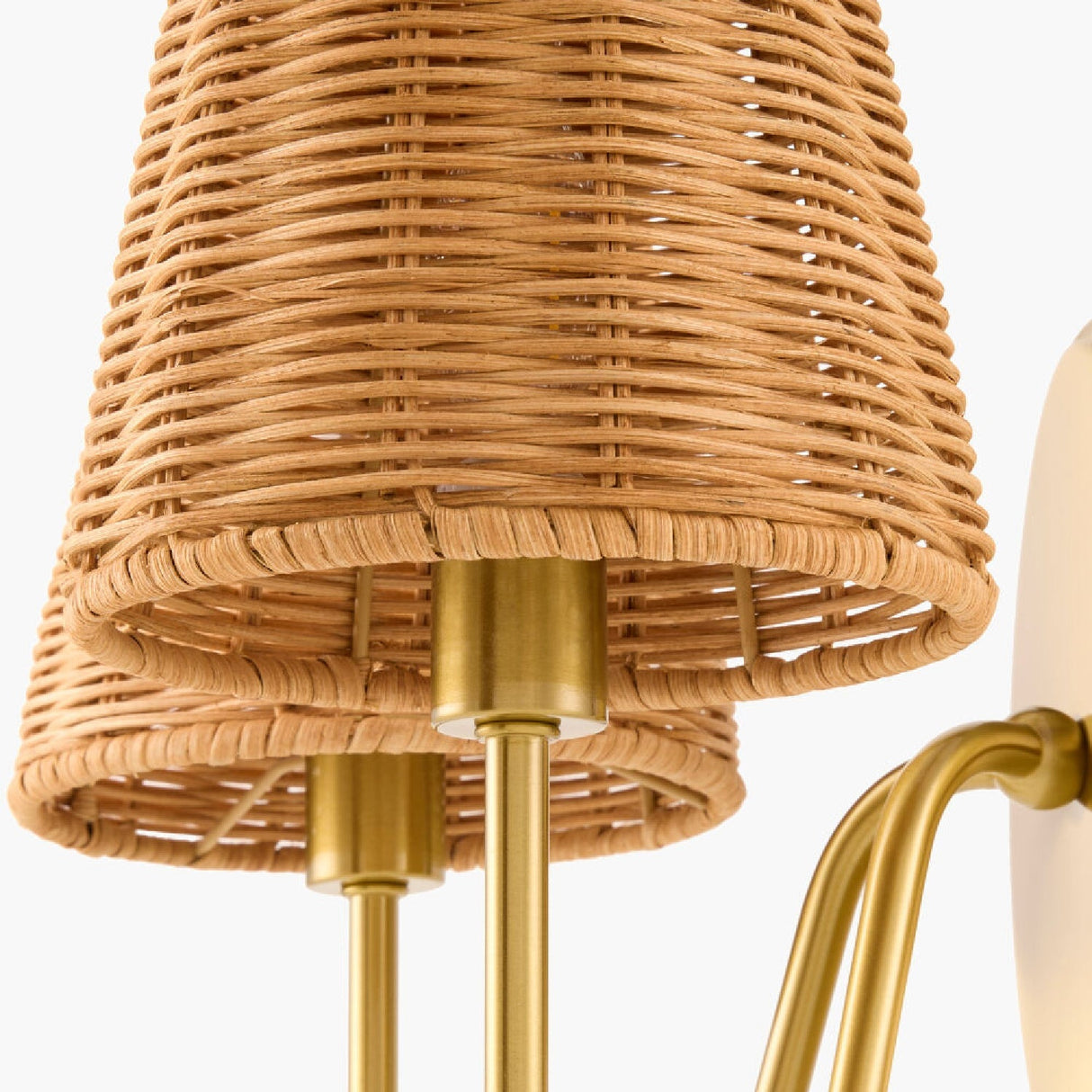 Modern European furniture - Rattan 2-Light Wall Lamp - www.oroa.com