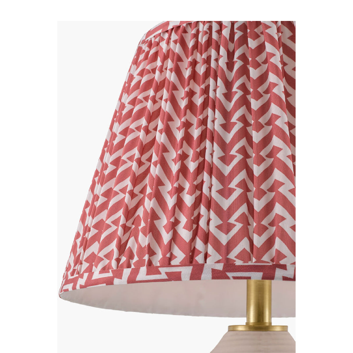 Modern European furniture - Red Patterned Fabric Table Lamp - www.oroa.com