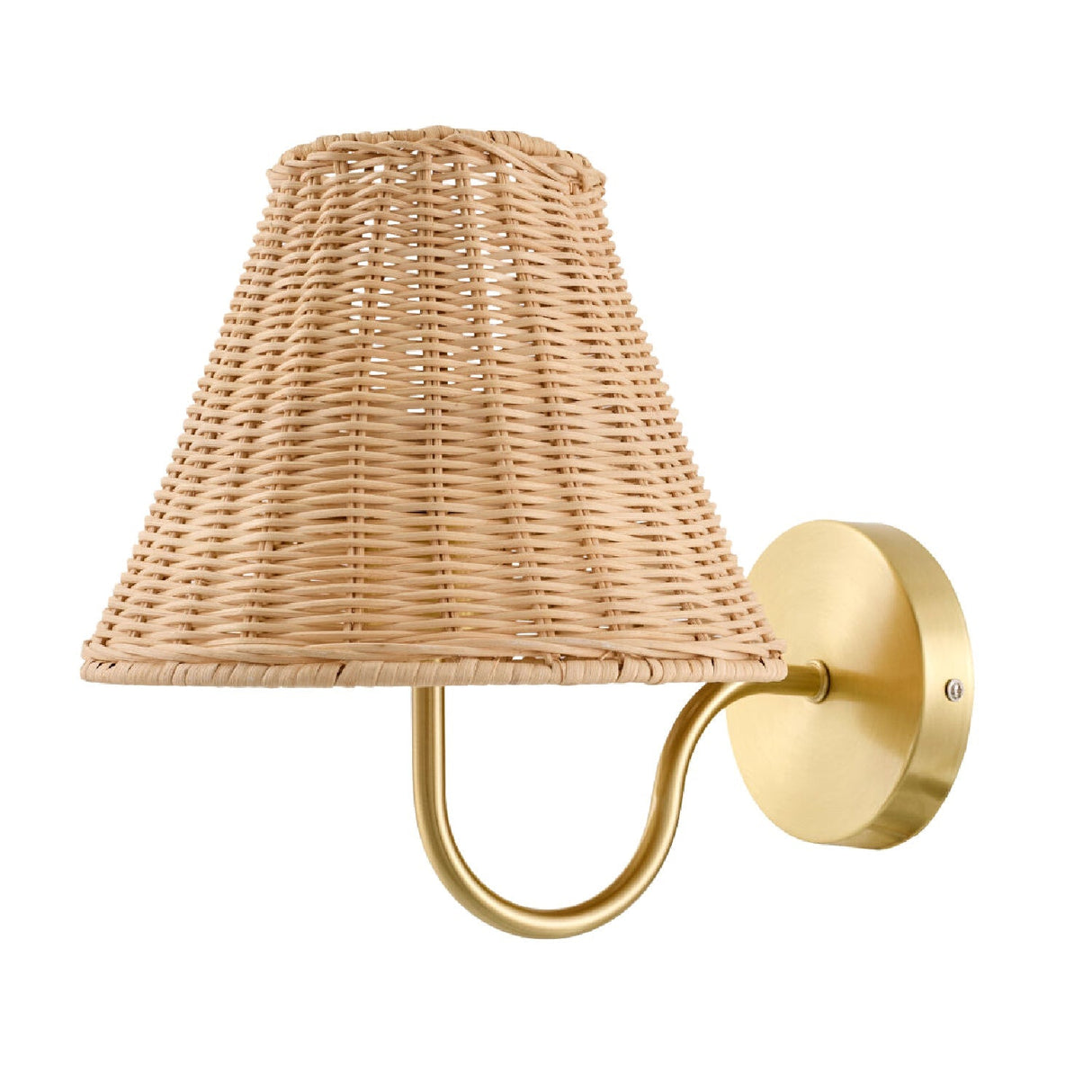 Modern European furniture - Rattan Shade Wall Lamp - www.oroa.com