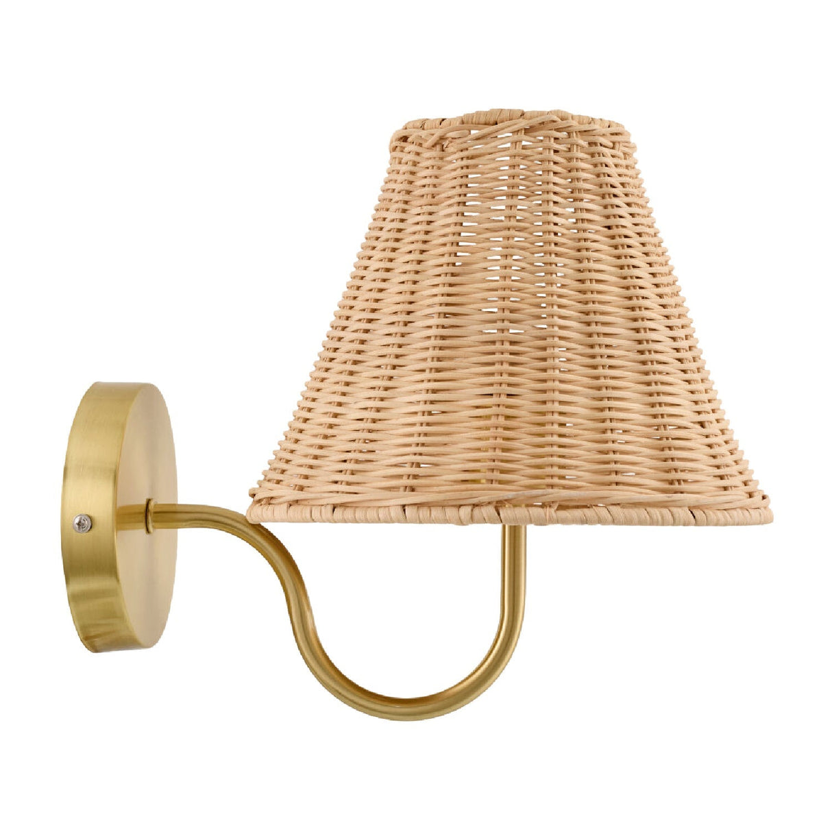 Modern European furniture - Rattan Shade Wall Lamp - www.oroa.com