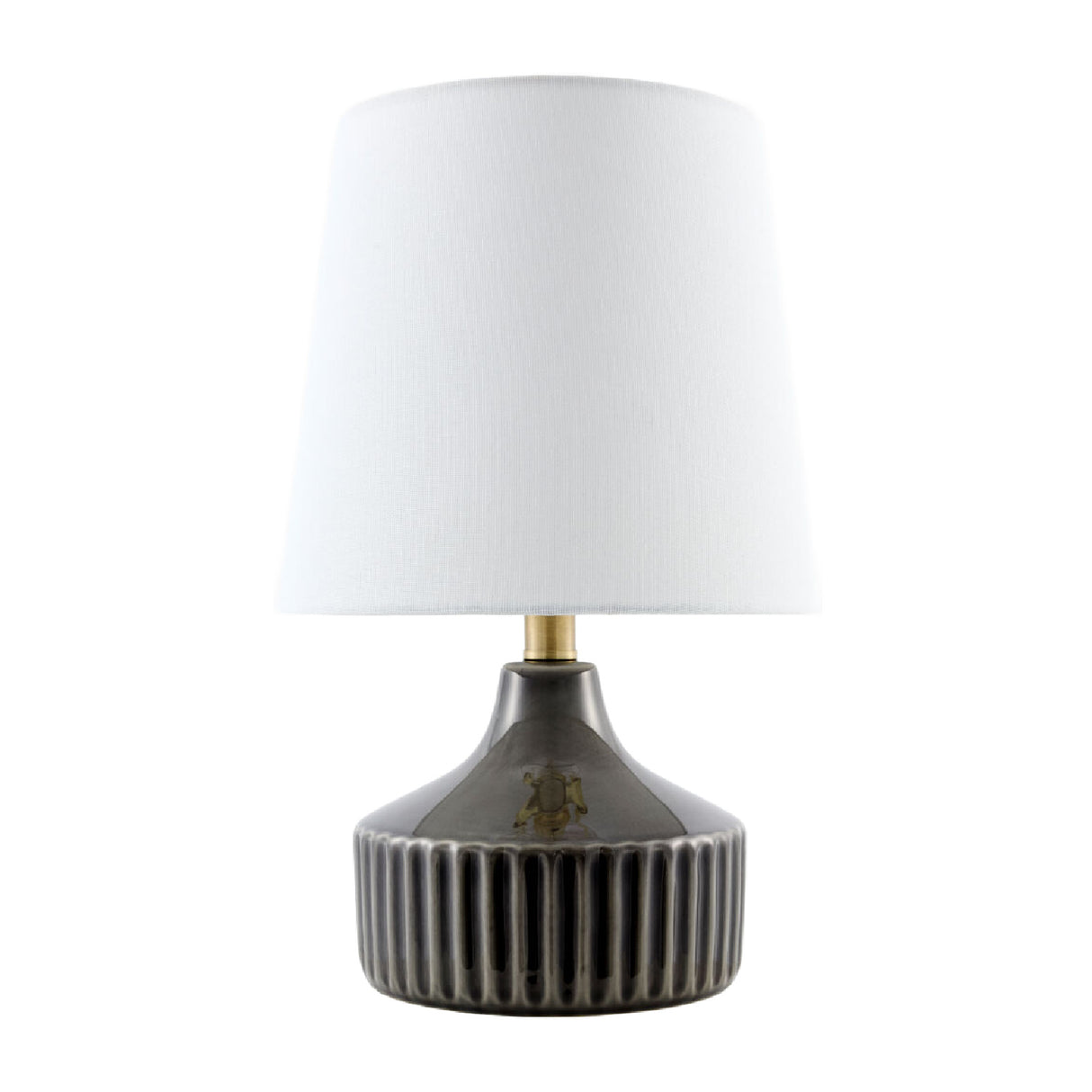 Modern European furniture - White Jute Ceramic Table Lamp - www.oroa.com