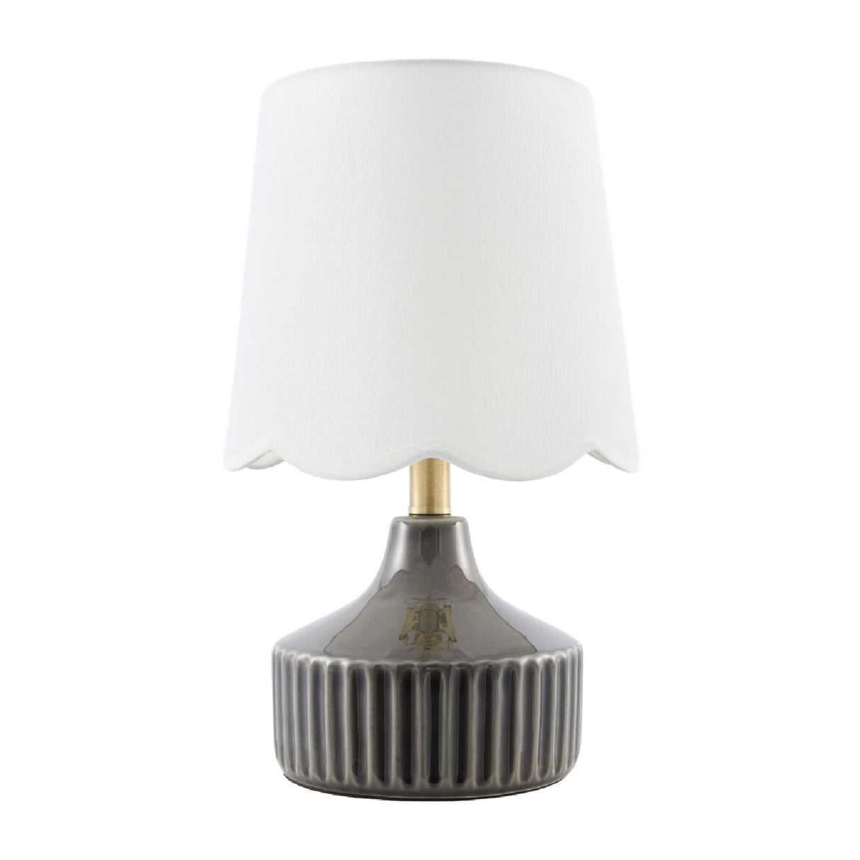 Modern European furniture - Scalloped Jute Table Lamp - www.oroa.com