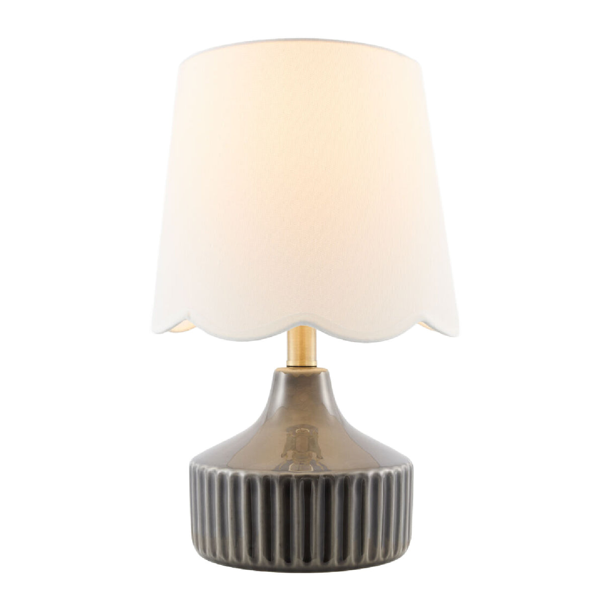 Modern European furniture - Scalloped Jute Table Lamp - www.oroa.com