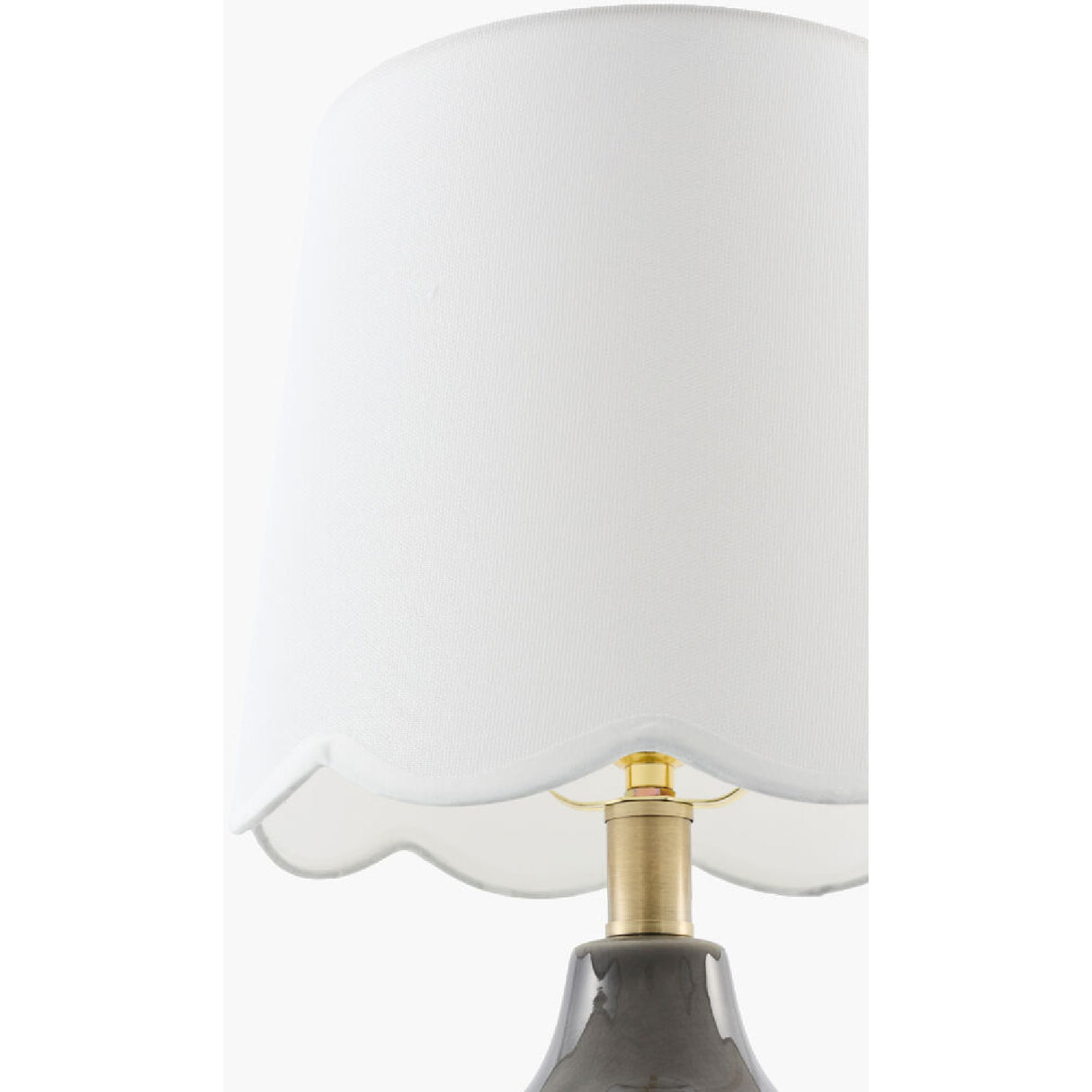 Modern European furniture - Scalloped Jute Table Lamp - www.oroa.com