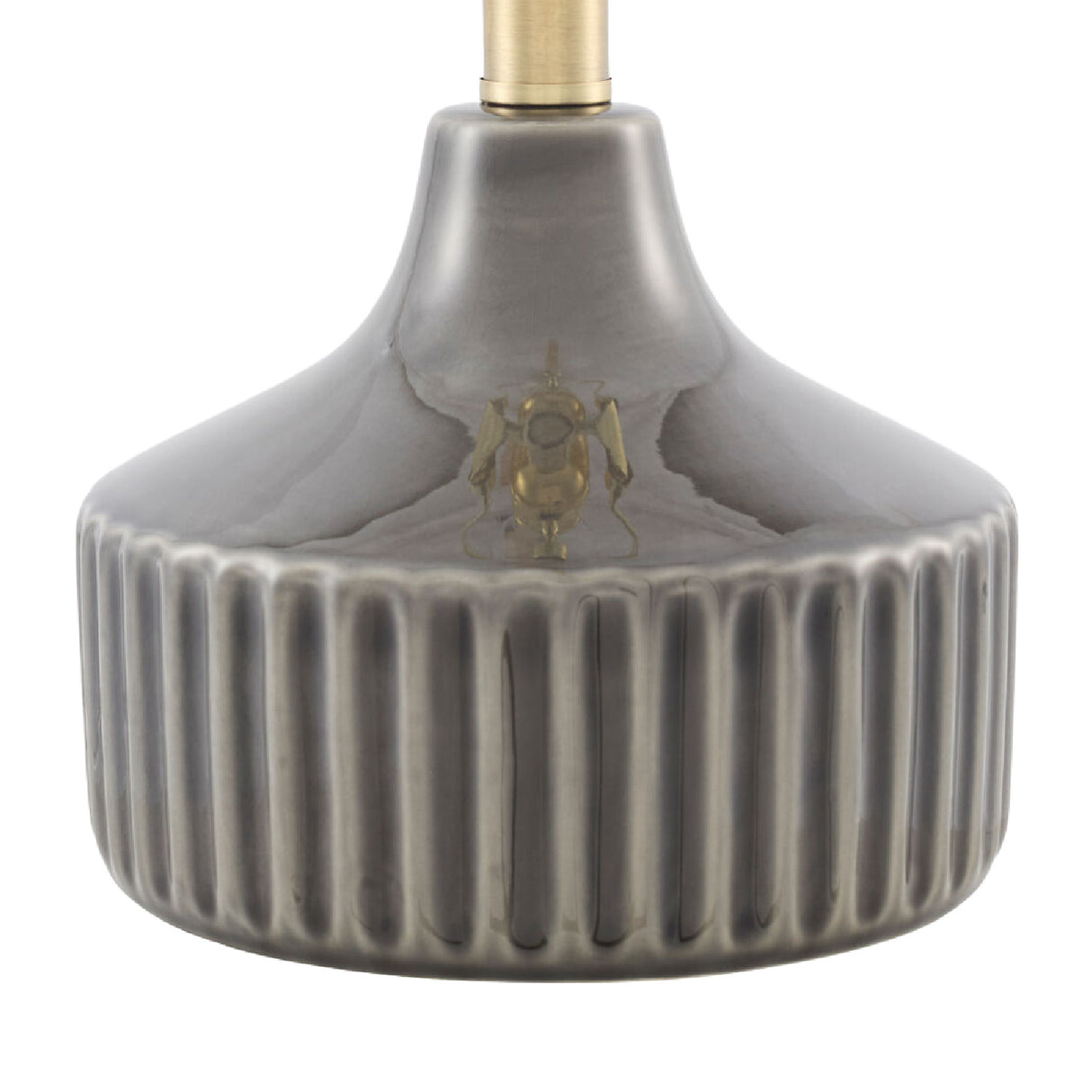 Modern European furniture - Scalloped Jute Table Lamp - www.oroa.com