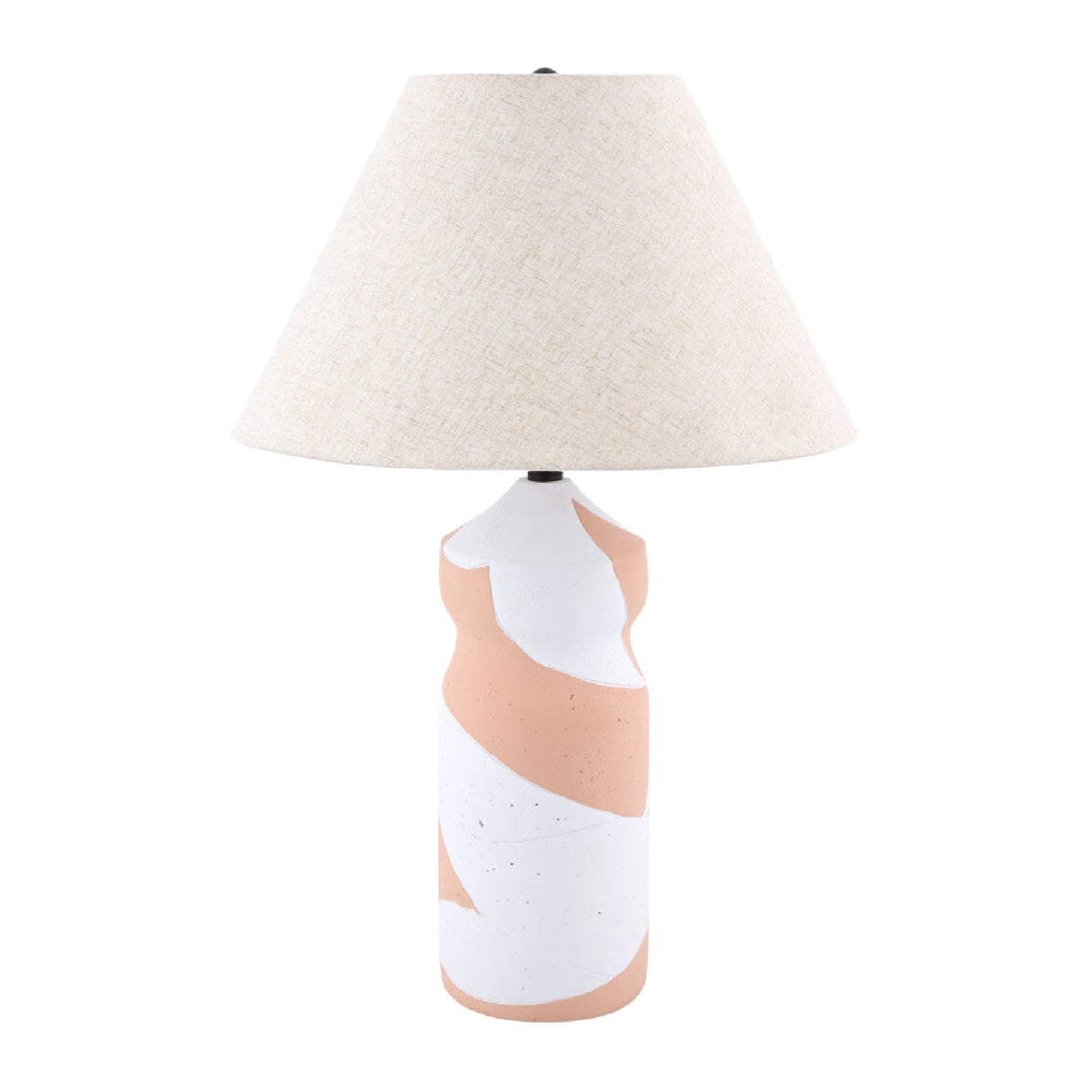 Modern European furniture - Painted Two-Toned Table Lamp - www.oroa.com