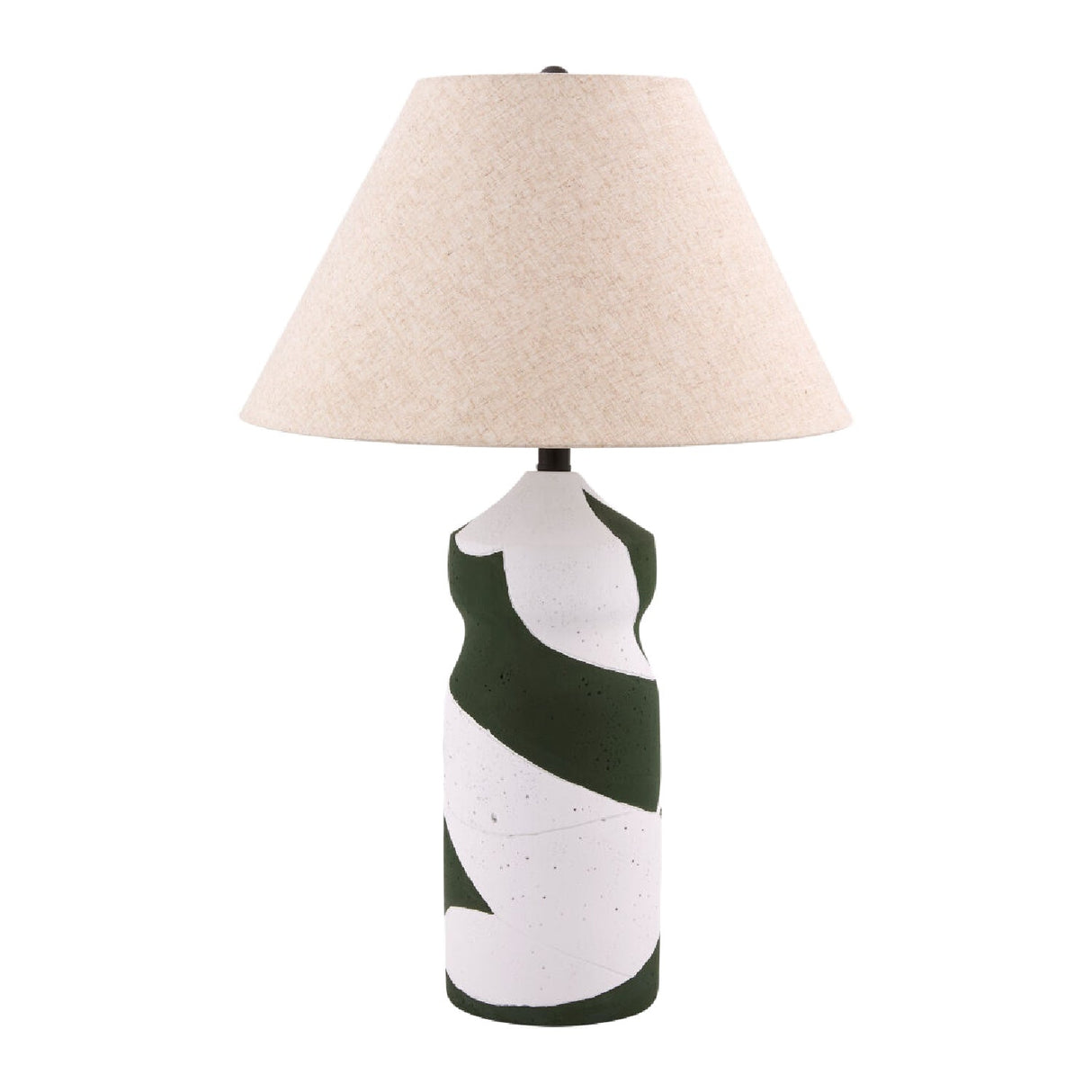 Modern European furniture - Painted Two-Toned Table Lamp - www.oroa.com