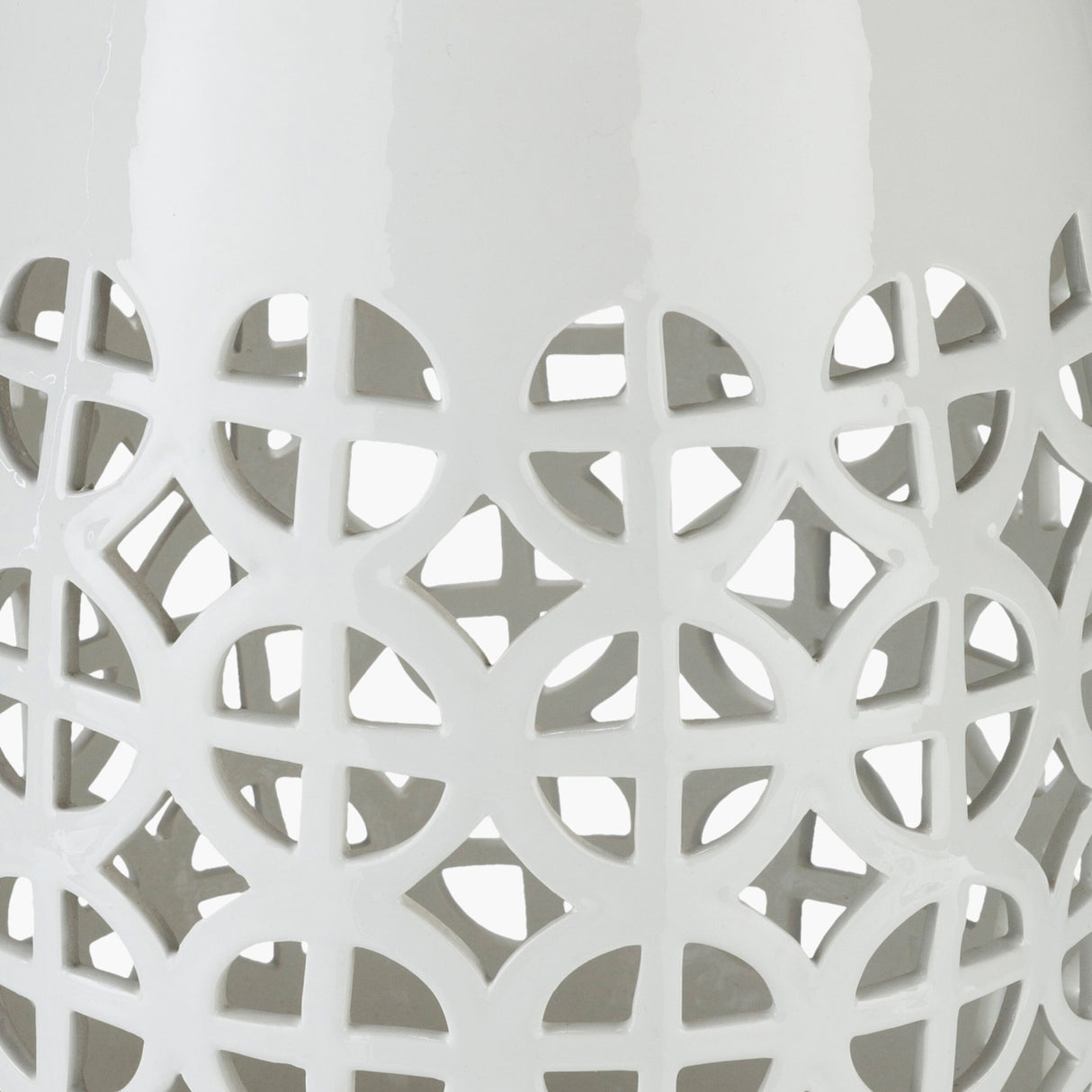 Modern European furniture - Openwork Ceramic Garden Stool - www.oroa.com