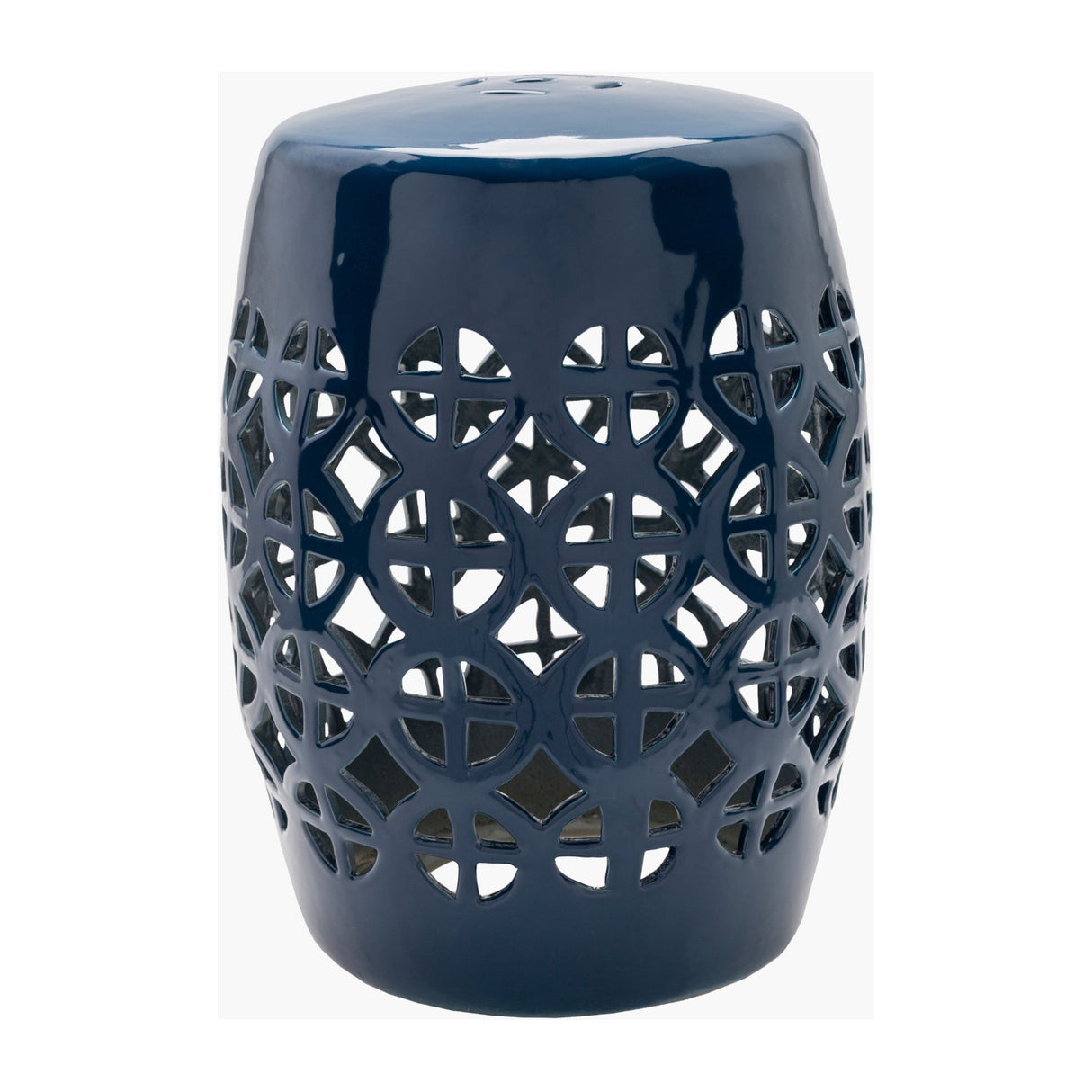 Modern European furniture - Openwork Ceramic Garden Stool - www.oroa.com