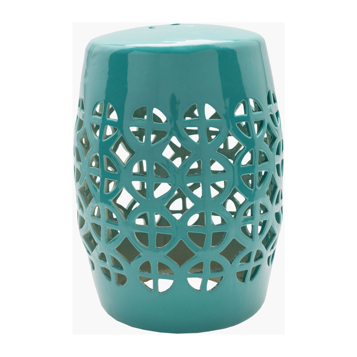 Modern European furniture - Openwork Ceramic Garden Stool - www.oroa.com