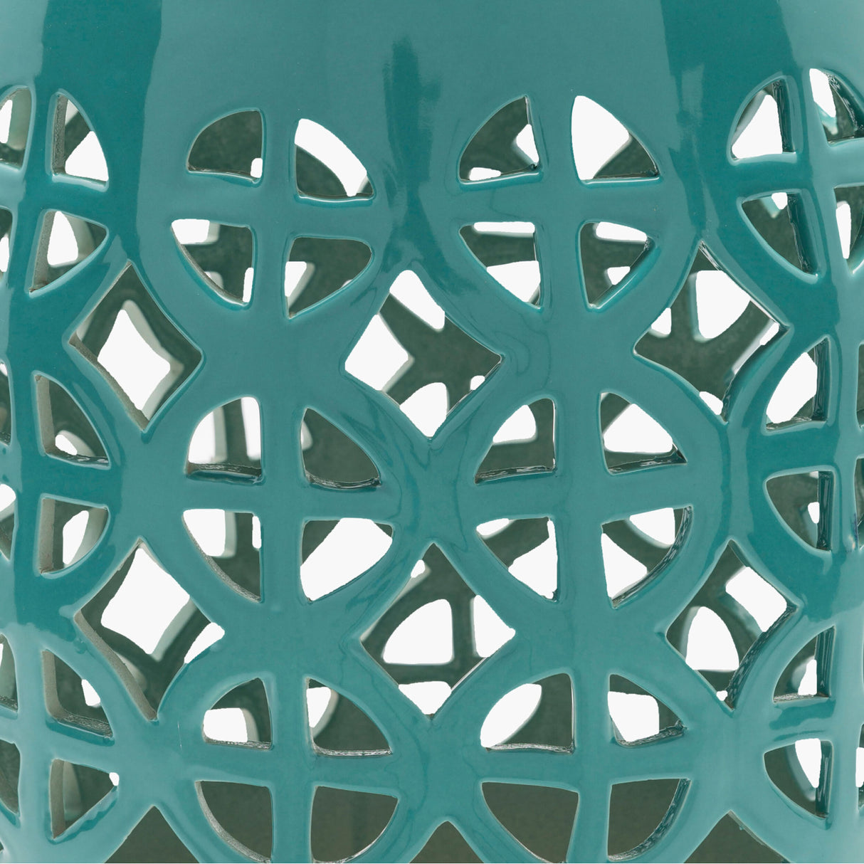Modern European furniture - Openwork Ceramic Garden Stool - www.oroa.com