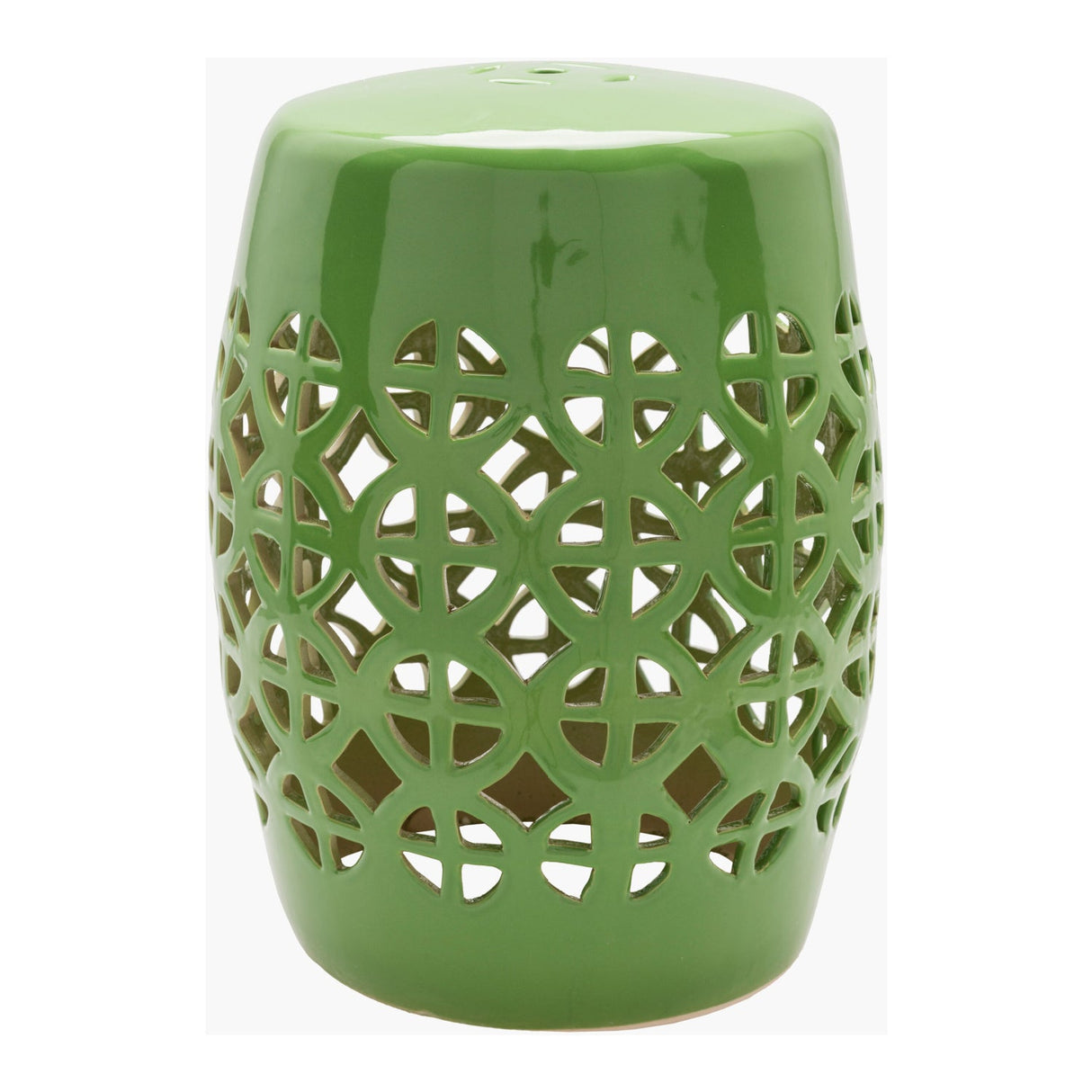 Modern European furniture - Openwork Ceramic Garden Stool - www.oroa.com