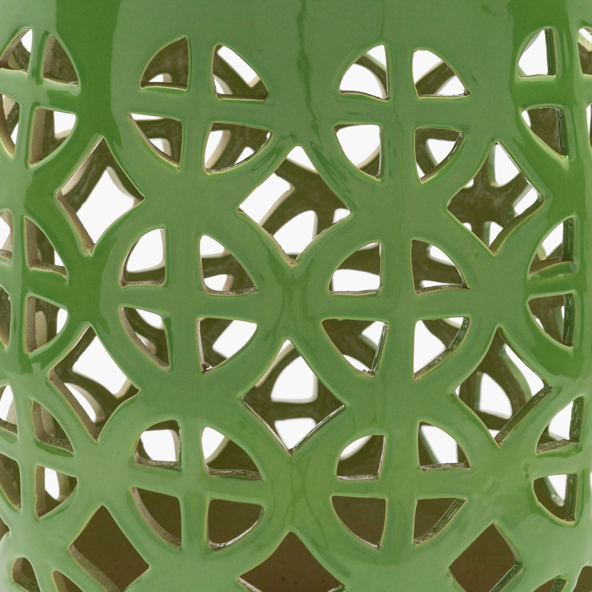 Modern European furniture - Openwork Ceramic Garden Stool - www.oroa.com
