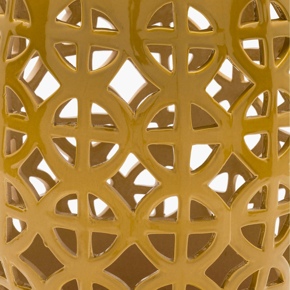 Modern European furniture - Openwork Ceramic Garden Stool - www.oroa.com