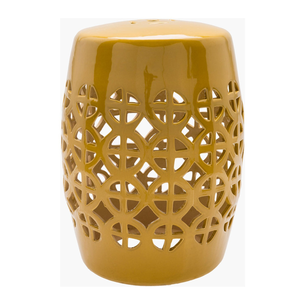 Modern European furniture - Openwork Ceramic Garden Stool - www.oroa.com