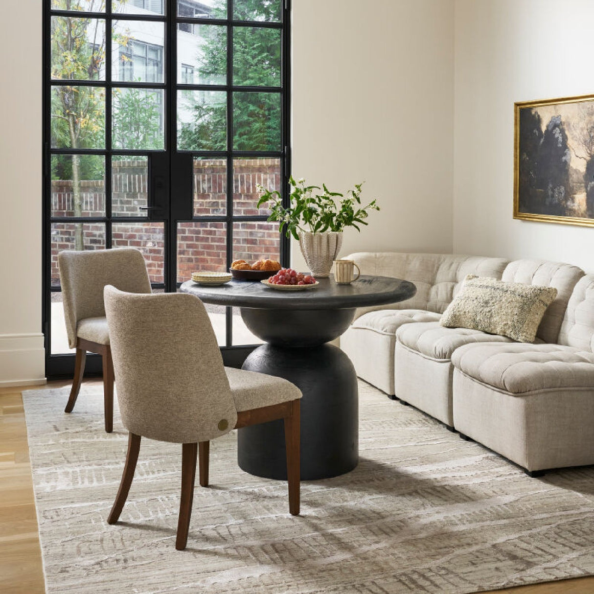 Modern European furniture - Tufted Modular Sofa - www.oroa.com