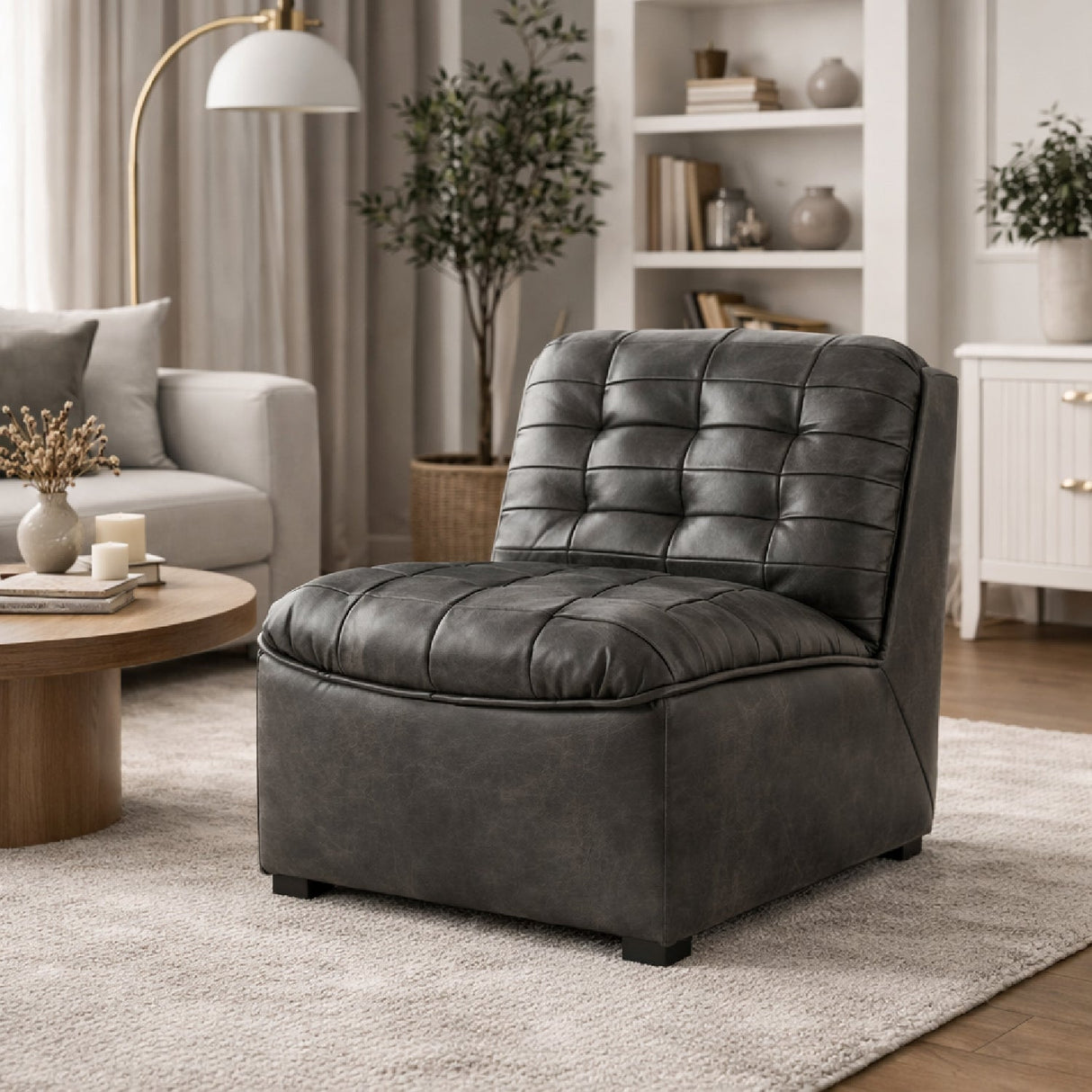Modern European furniture - Tufted Modular Sofa - www.oroa.com