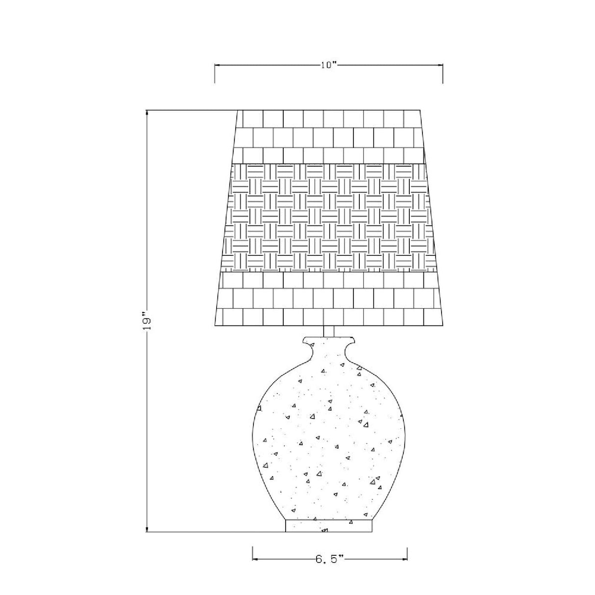 Modern European furniture - Cement Woven Seagrass Table Lamps (2) - www.oroa.com