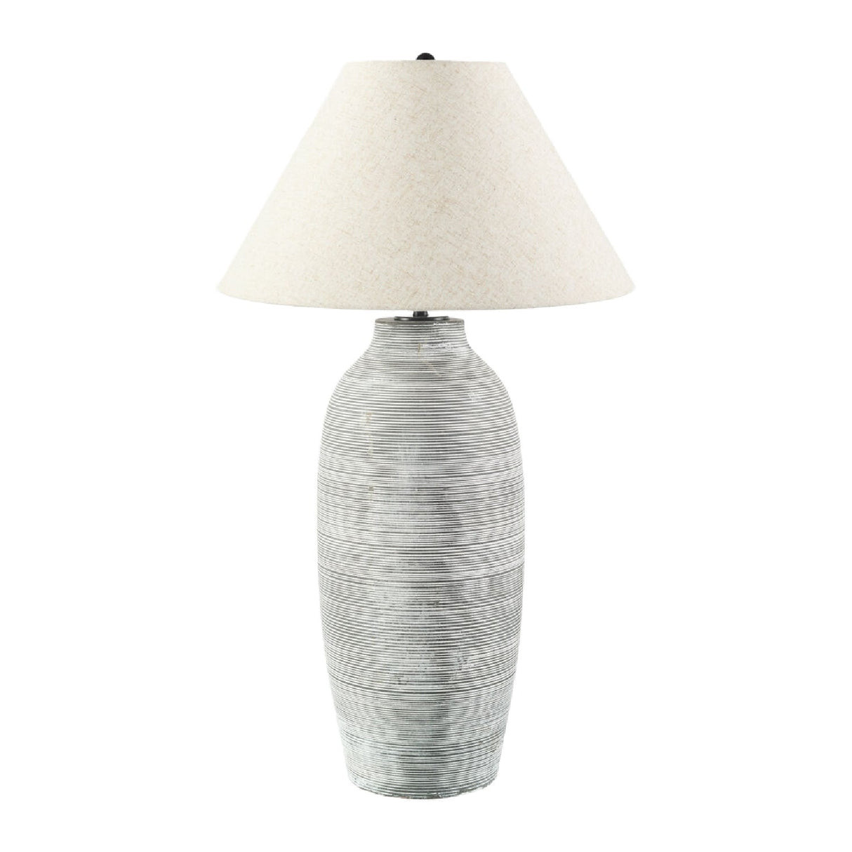 Modern European furniture - Textured Cement Accent Table Lamp - www.oroa.com