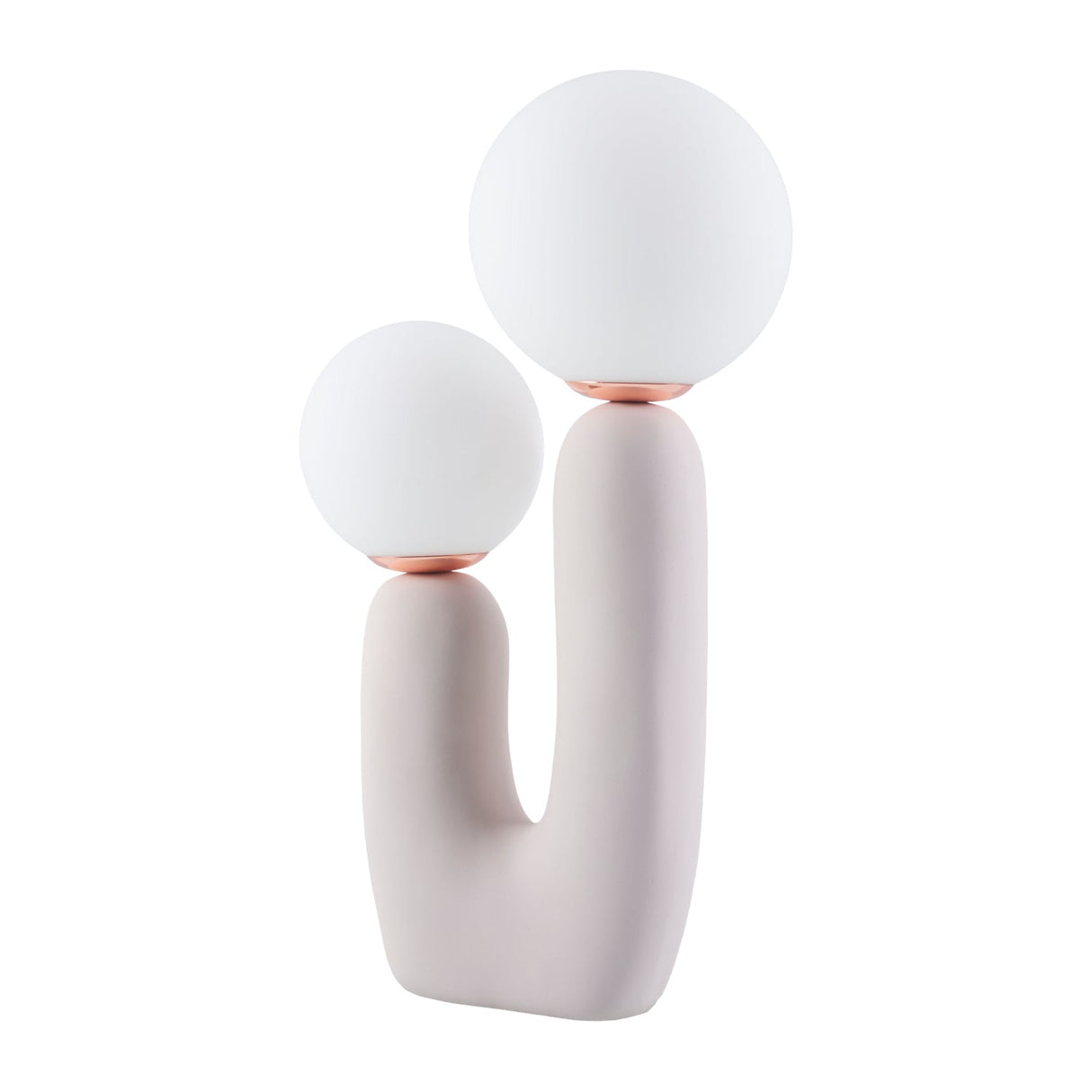 Modern European furniture - Double Round Glass Table Lamp S - www.oroa.com