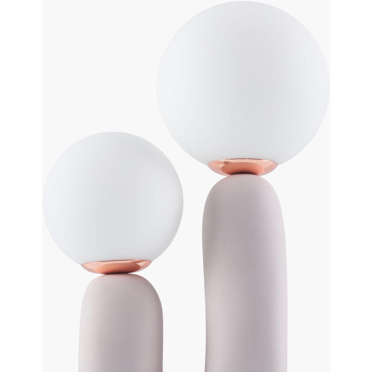 Modern European furniture - Double Round Glass Table Lamp S - www.oroa.com
